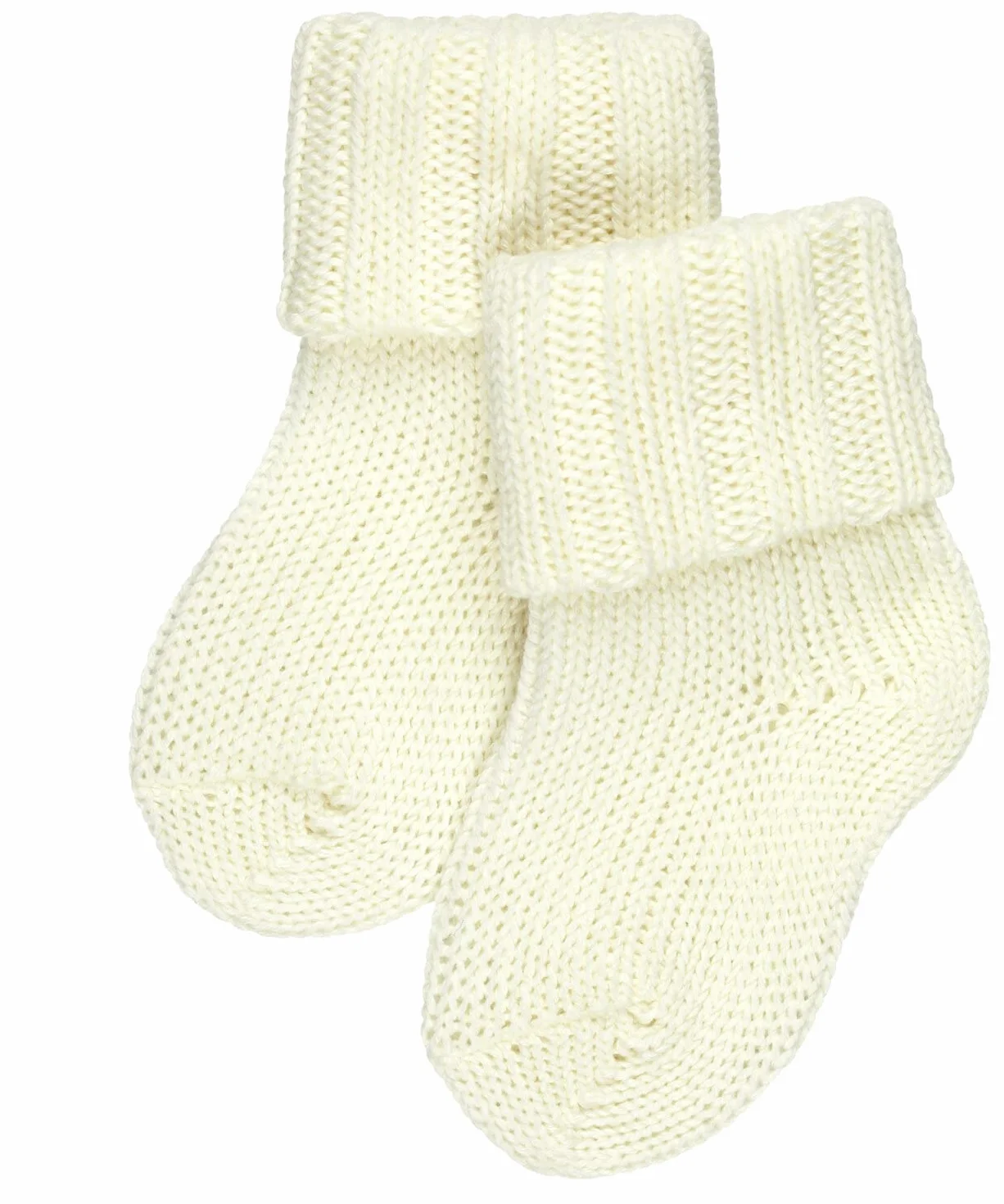 FALKE Skarpety Flausch B Bawełna Wełna 1 Para Biały Off-White 74-80