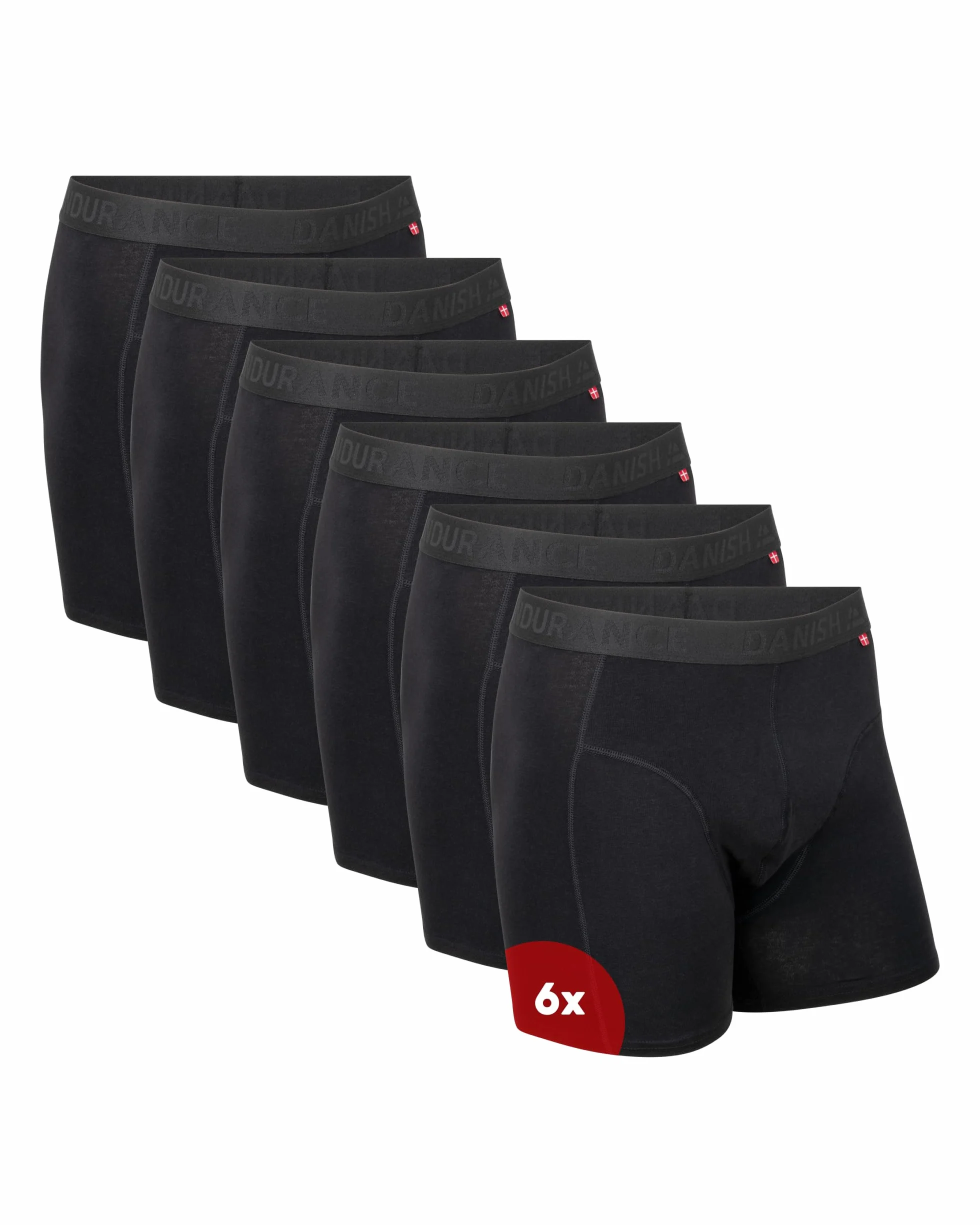 DANISH ENDURANCE Męskie Bokserki z Organicznej Bawełny, Bielizna Termoaktywna, 3-PACK