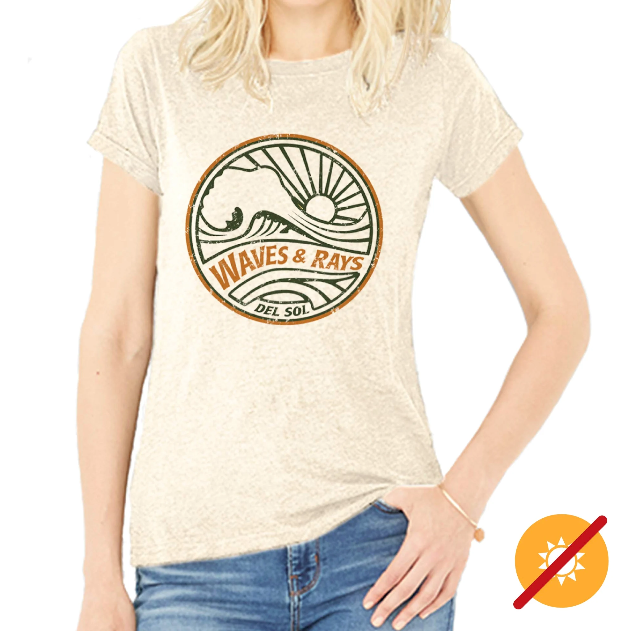 Del Sol T-shirt chłopięcy, beżowy, mały