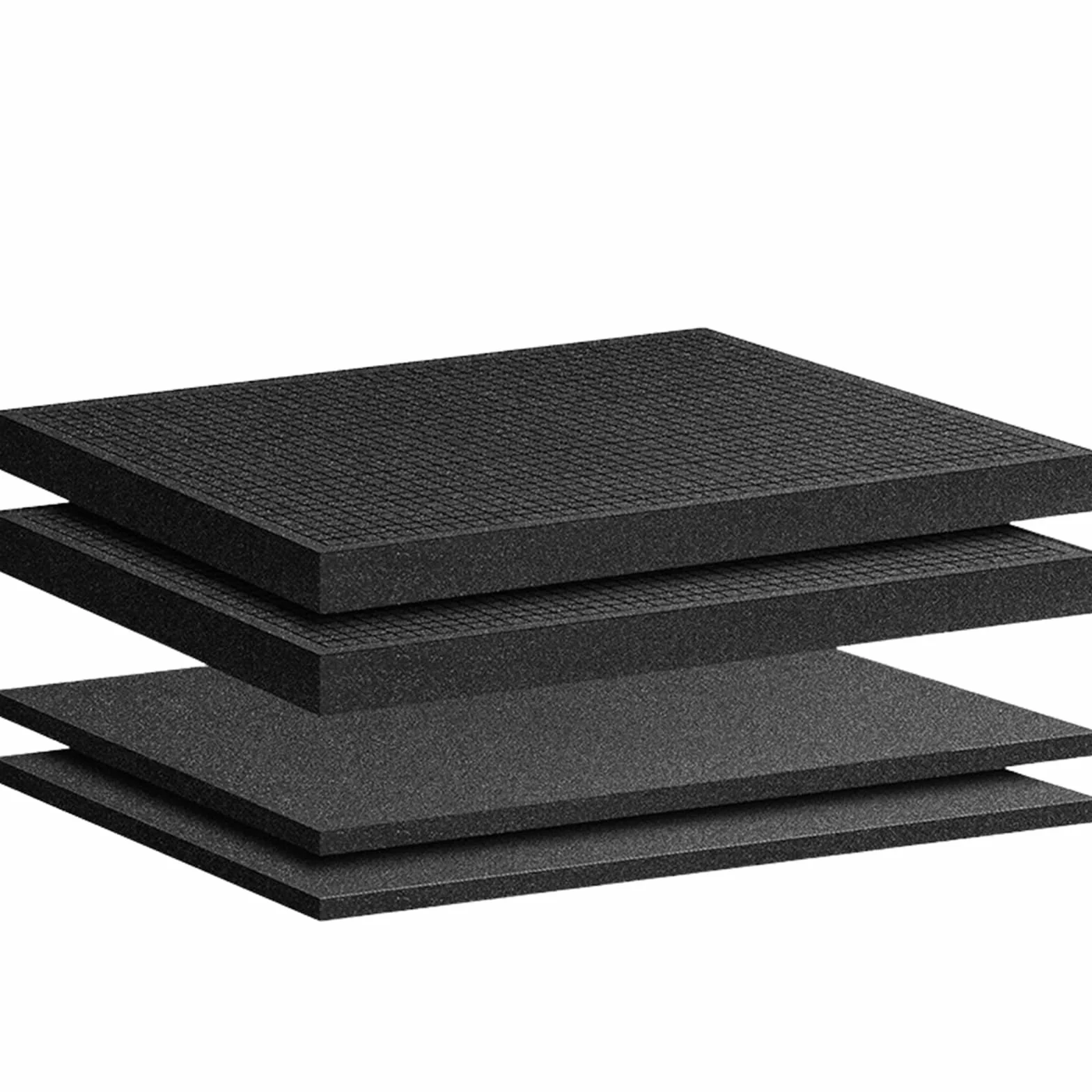 4 sztuki pianki rastrowej w kostce, 2 sztuki 400 x 300 x 50 mm/2 sztuki 400 x 300 x 10 mm walizka narzędziowa walizka na aparat fotograficzny, pianka, do miniatur, narzędzi