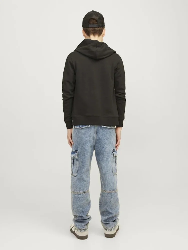 JACK&JONES JUNIOR Jjichris Jjwade Cargo Mf 148 Sn Jnr - Dżins Chłopcy