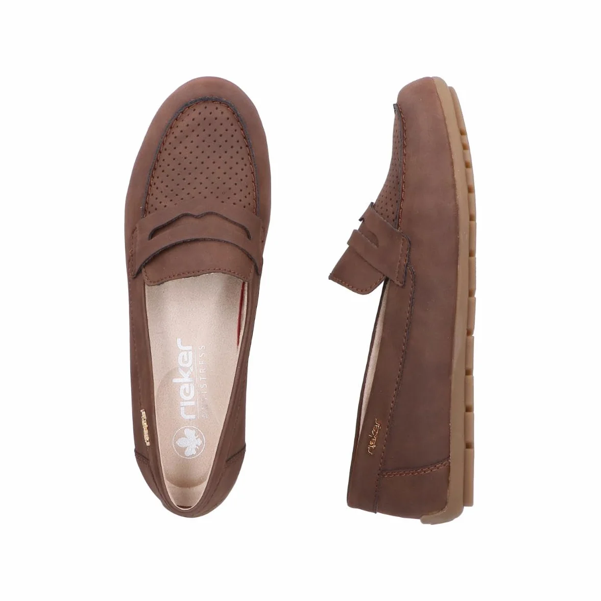 Rieker Kobiety 43862 mokasyna