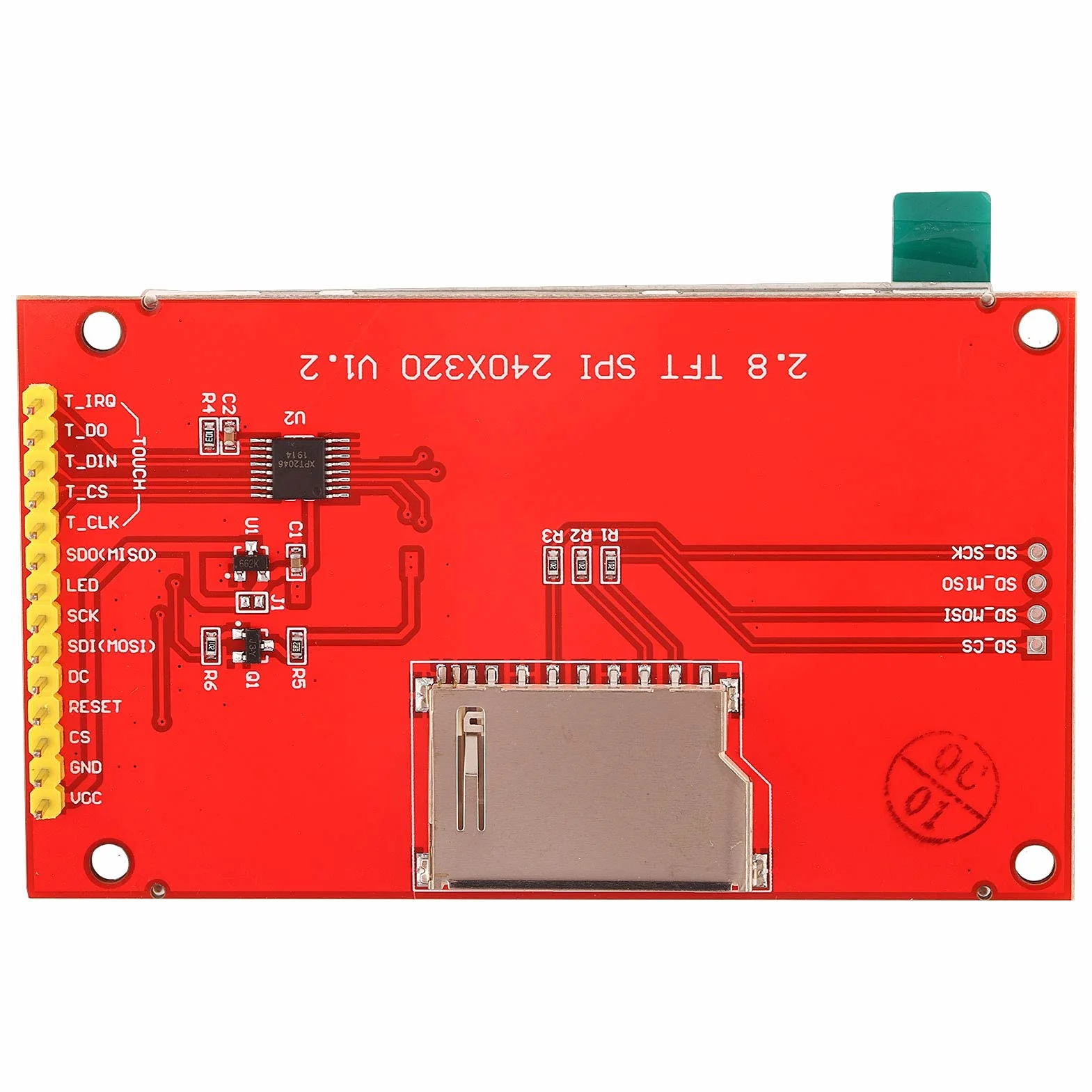 2.8 240x320 Spi ILI9341 LCD ILI9341, ILI9341 2.8" Ogólne 2.4 Calowy moduł Wyświetlacza LCD Spi TFT LCD Panel Dotykowy Moduł Portu Szeregowego Ekran Dotykowy LCD z PCB ILI9341