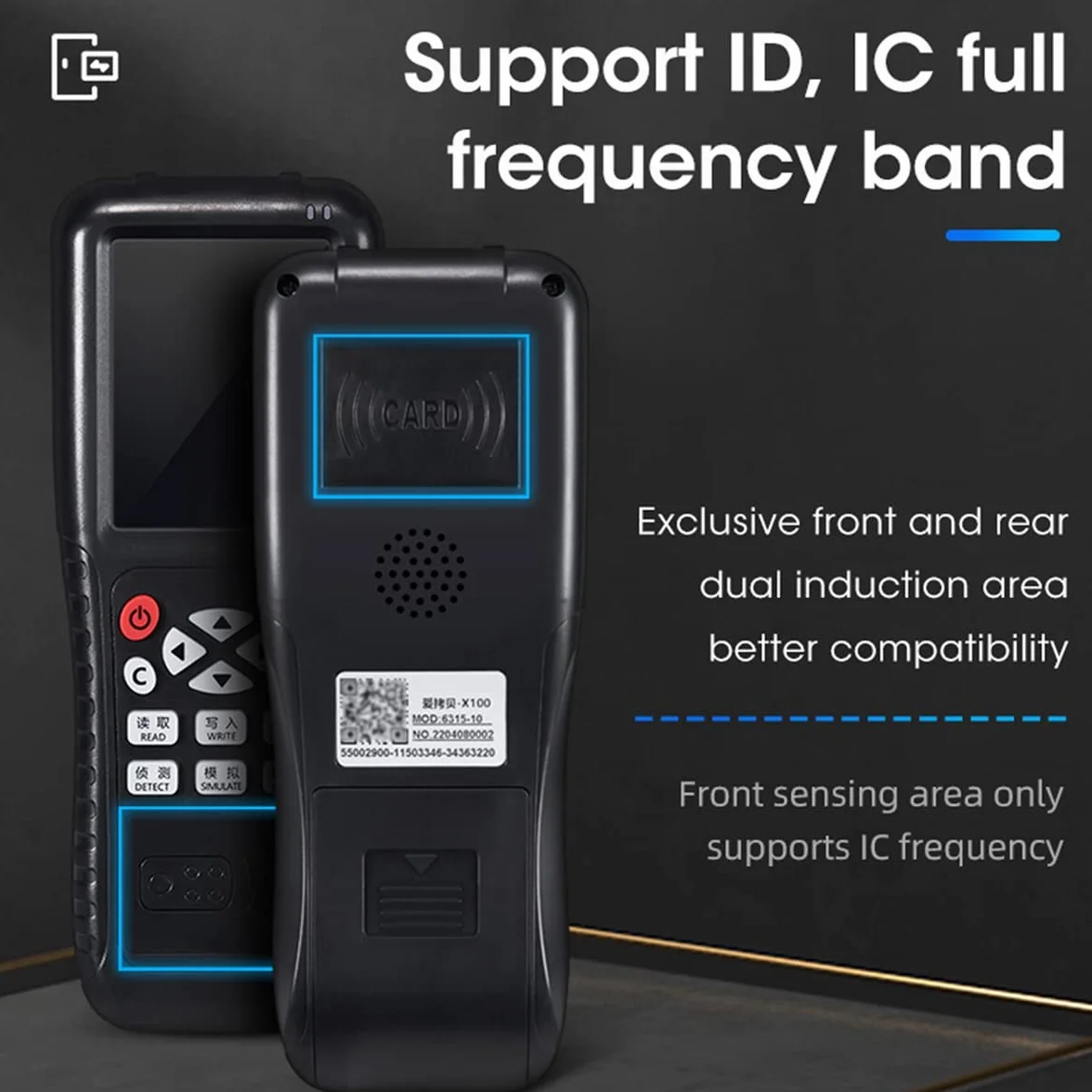 Kopiarka RFID z pełną funkcją dekodowania Smart Key NFC IC ID Duplicator Reader Writer (T5577 Key UID Key)