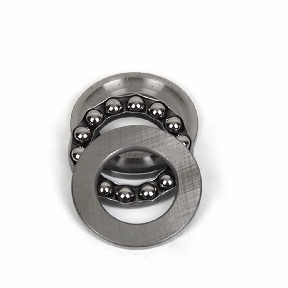 51104 Płaskie łożyska kulkowe, średnica wewnętrzna 20mm, średnica zewnętrzna 35mm, grube 10 mm, 2 sztuk