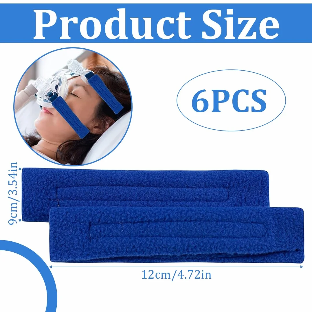 6 szt. pasków CPAP CPAP Dostawy CPAP komfortowa mata do paska CPAP maska CPAP komfortowa mata do pasa CPAP wygodne podkładki do paska CPAP ochraniacze na twarz