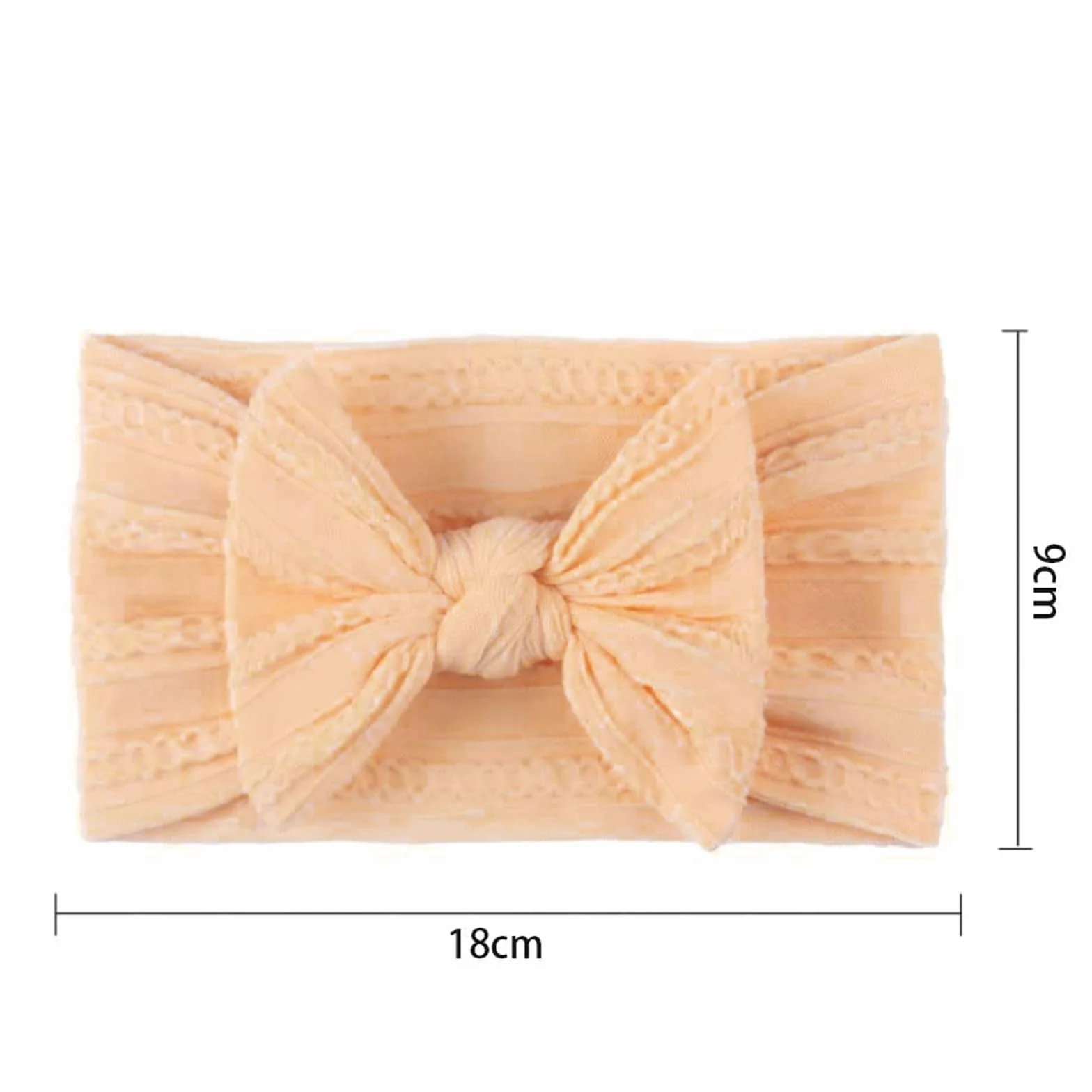 4 Kawałki Baby Hairband, Nylonowe Elastyczne Opaski do Włosów, Opaski dla Dzieci, Ręcznie Robione Opaski z Kokardkami, dla Dzieci, Niemowląt i Małych Dzieci