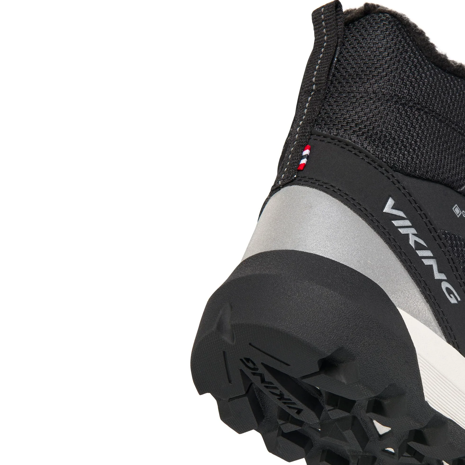 Viking Expower Warm GTX Boa, but śnieżny Unisex-dla dzieci i chłopców, Czarny, 33 EU