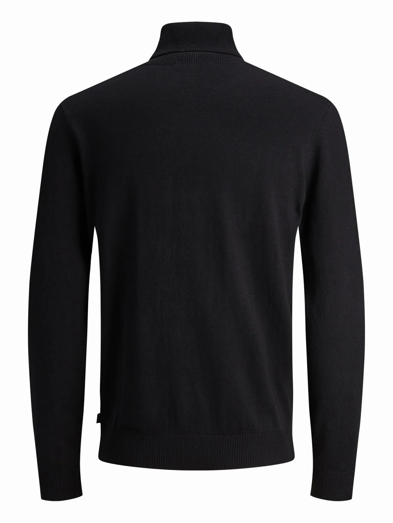 Mêski sweter o kopertowym dekolcie JJEEMIL JACK & JONES W±ski golf z jedwabiem Klasyczny sweter JJEEMIL D³ugi rêkaw