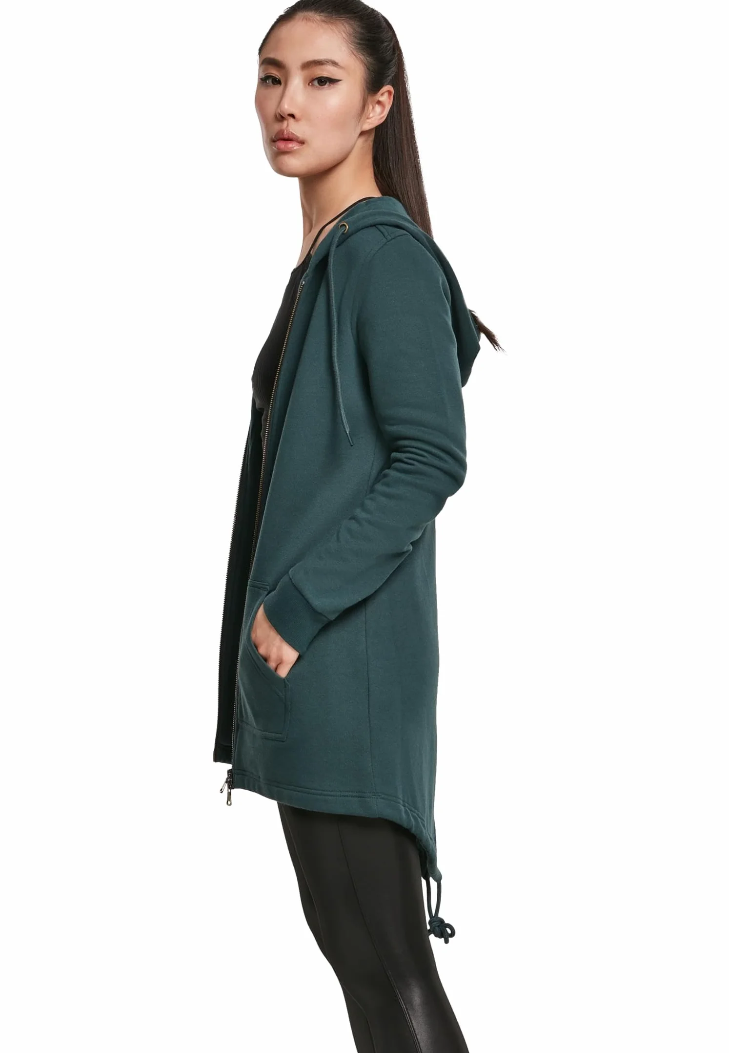 Urban Classics sweter kardigan Kobiety Ladies Sweat Parka (1 w zestawie)