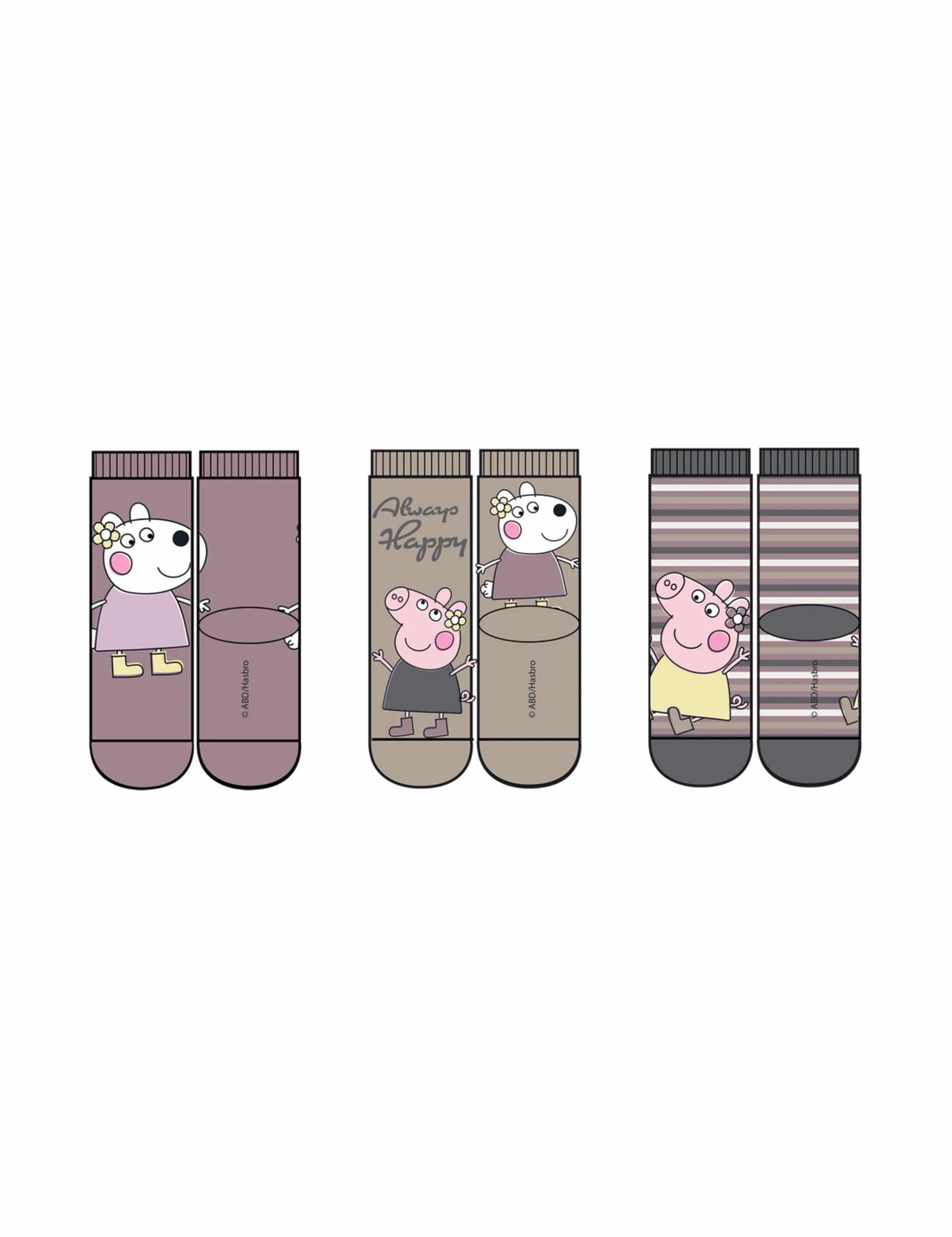 Nmfdassa Peppapig 3P Sock Cplg skarpety, dziki bez, 31