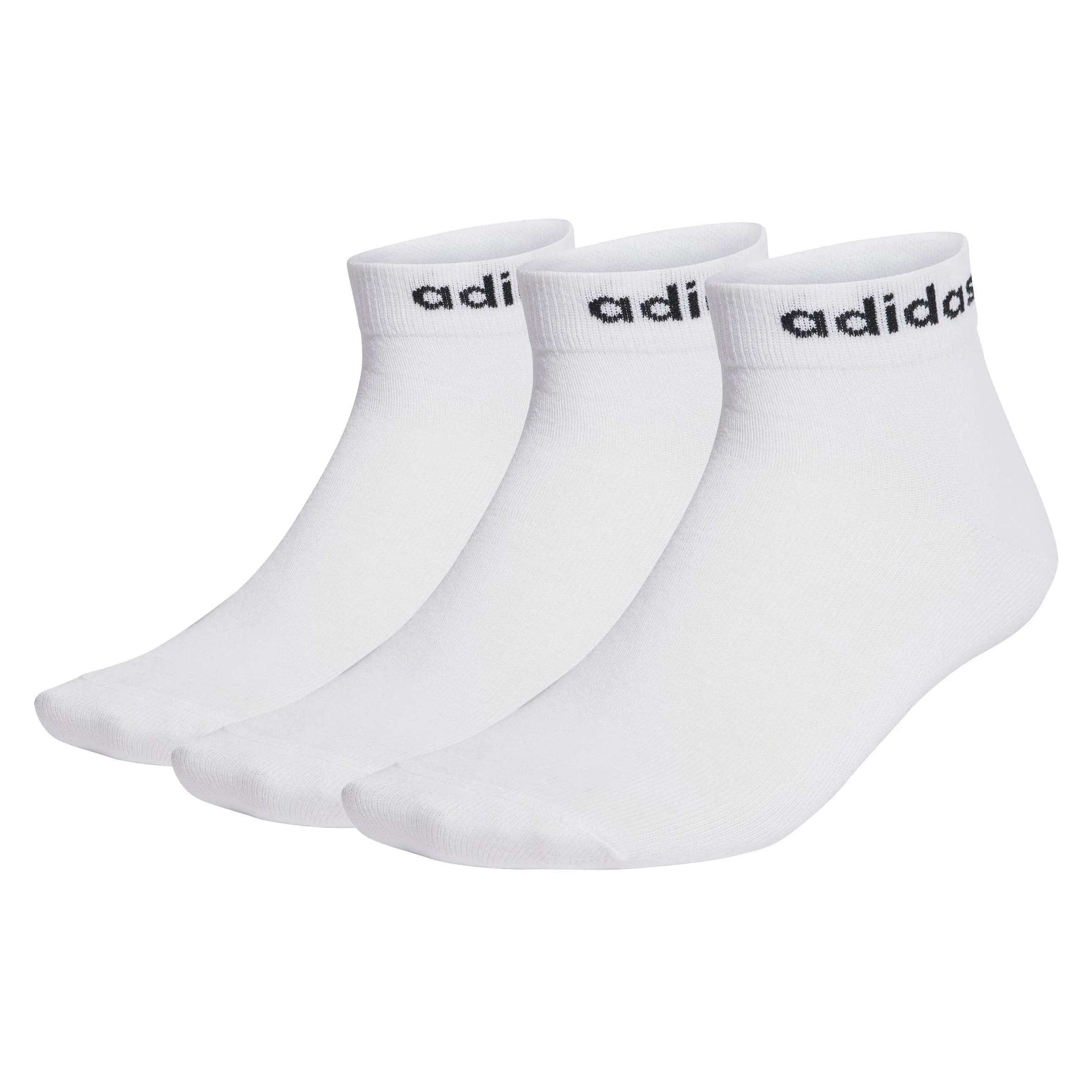 adidas Think Linear Ankle Socks 3 Pairs Unisex