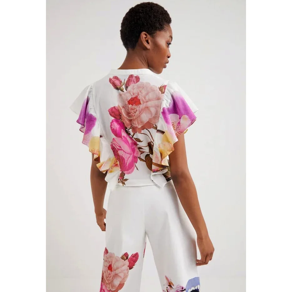 Desigual Kobieta bluzka Art. 22SWBW26 biały kolor pasuje do wyboru