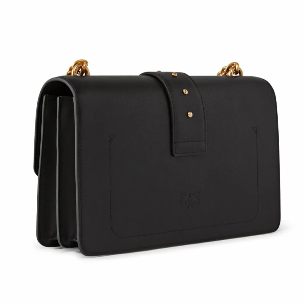 Pinko Kobiety Love One Classic Cl Torba, Czarny, 17 x 8 x 27 cm