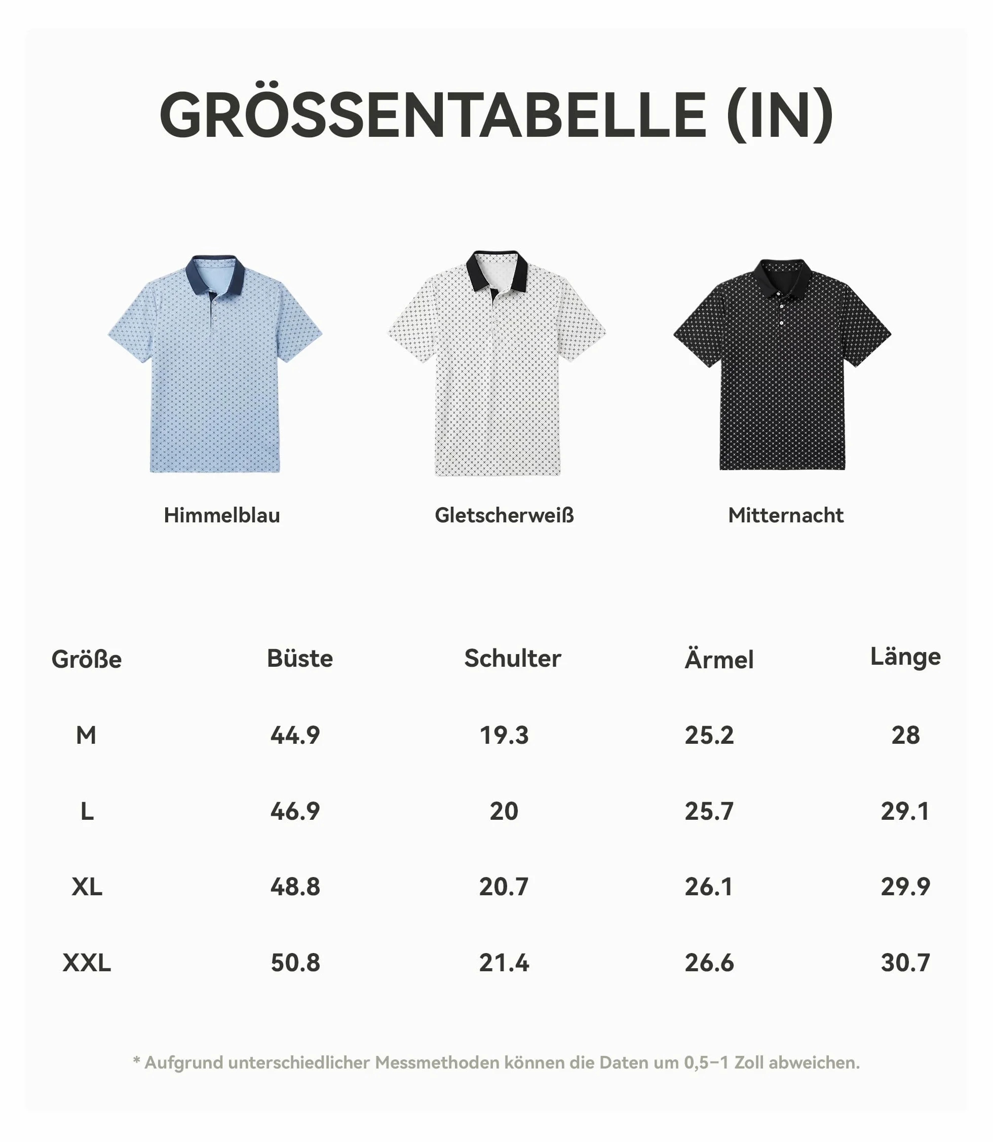 GLESTORE Męska koszulka polo z krótkim rękawem Koszulki polo dla mężczyzn, Black, L