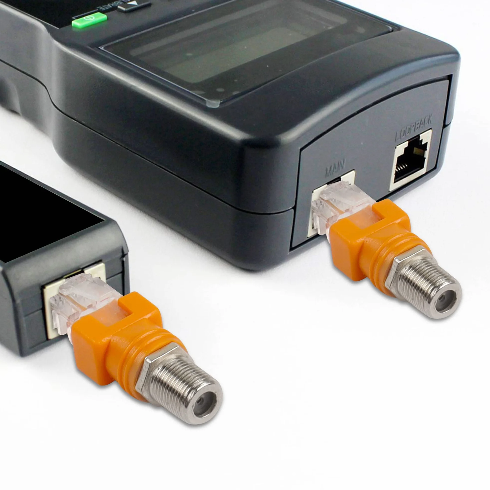 MEIRYFA Konwerter RF na Ethernet, adapter koncentryczny żeński do męskie łączniki, złącze do testera linii (4 szt.)