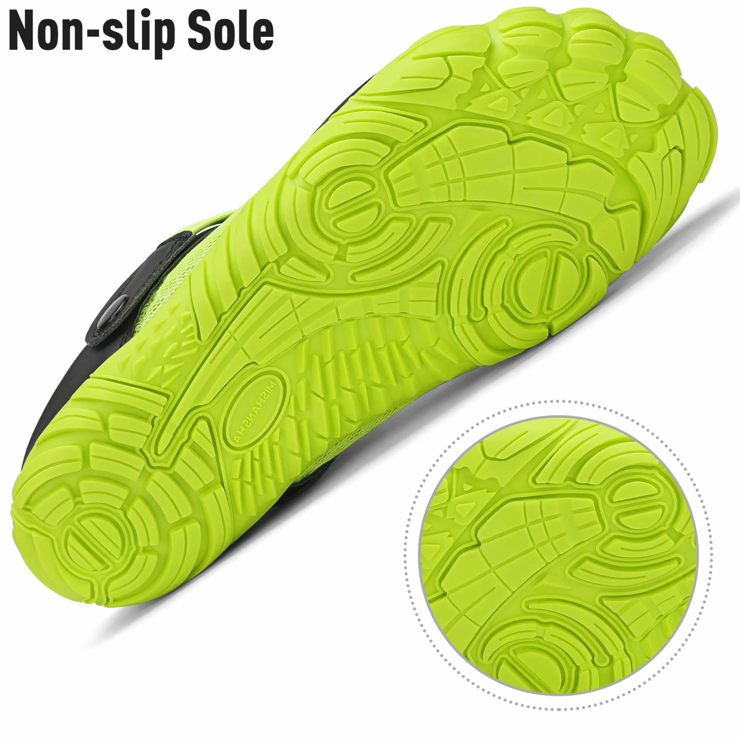 SAGUARO Lato unisex oddychające chodaki, płaskie kapcie z siateczki, pantofle, muffinki, do aktywności na świeżym powietrzu, buty plażowe, antypoślizgowe sandały, 43.5 EU