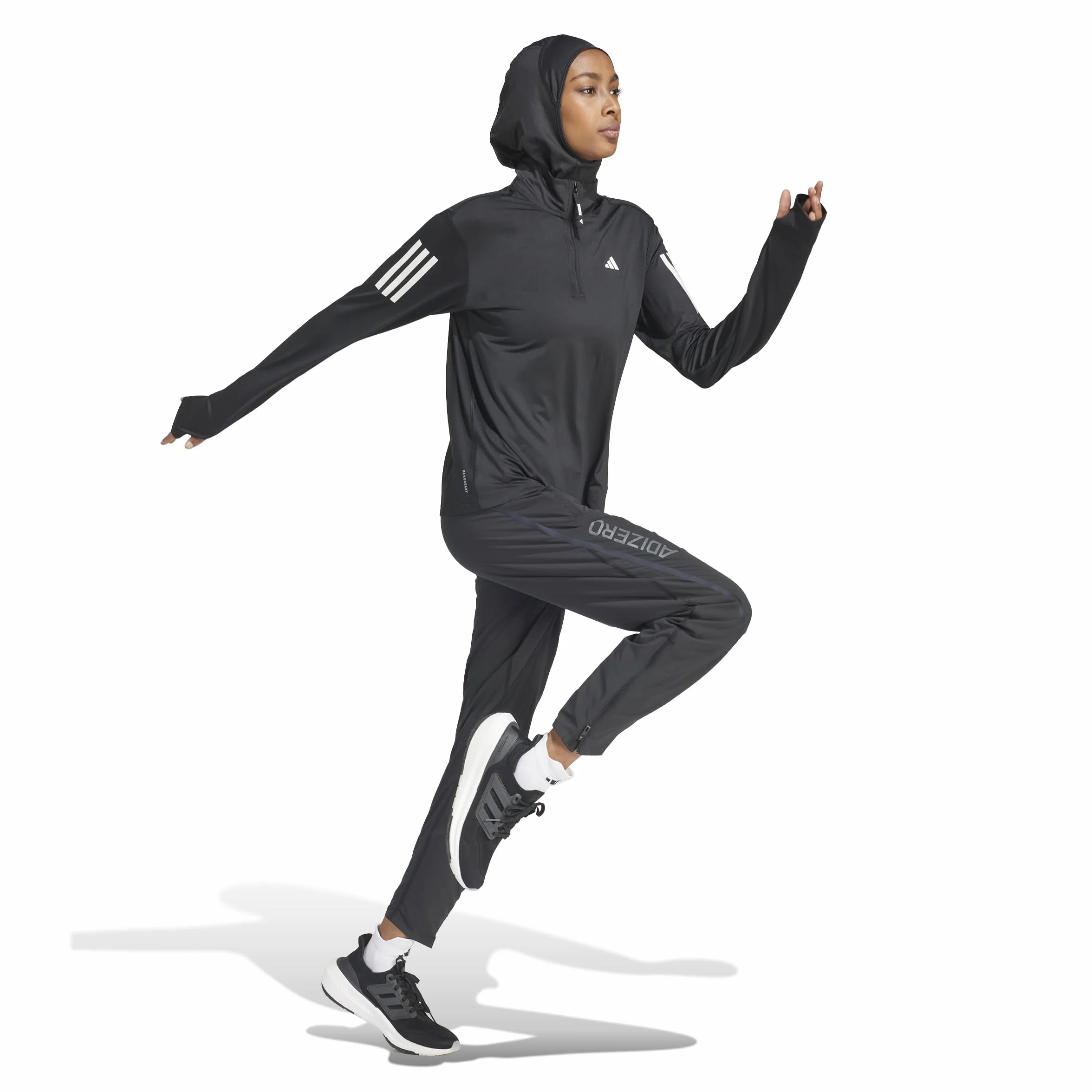 adidas Kobiety Own the Run Half-Zip Jacket, Black, S