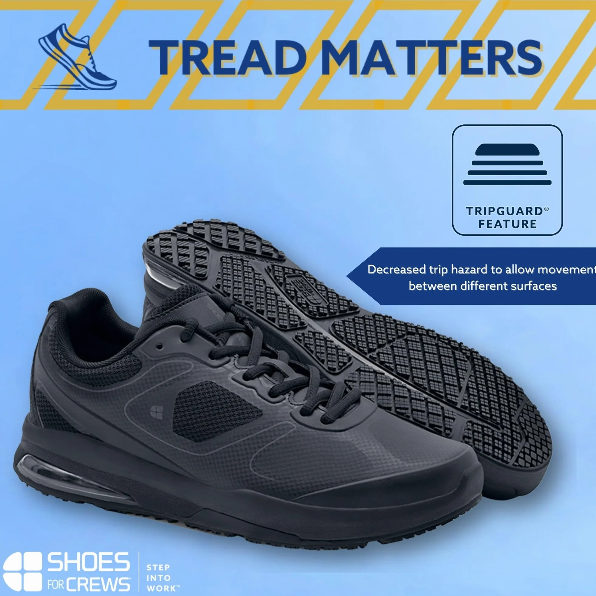 Shoes for Crews Evolution II buty męskie antypoślizgowe wodoodporne lekkie czarne 46.5 EU