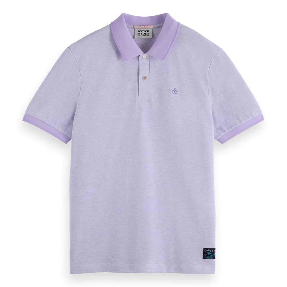 Scotch & Soda Koszulka polo Mężczyźni Melange Regular Fit