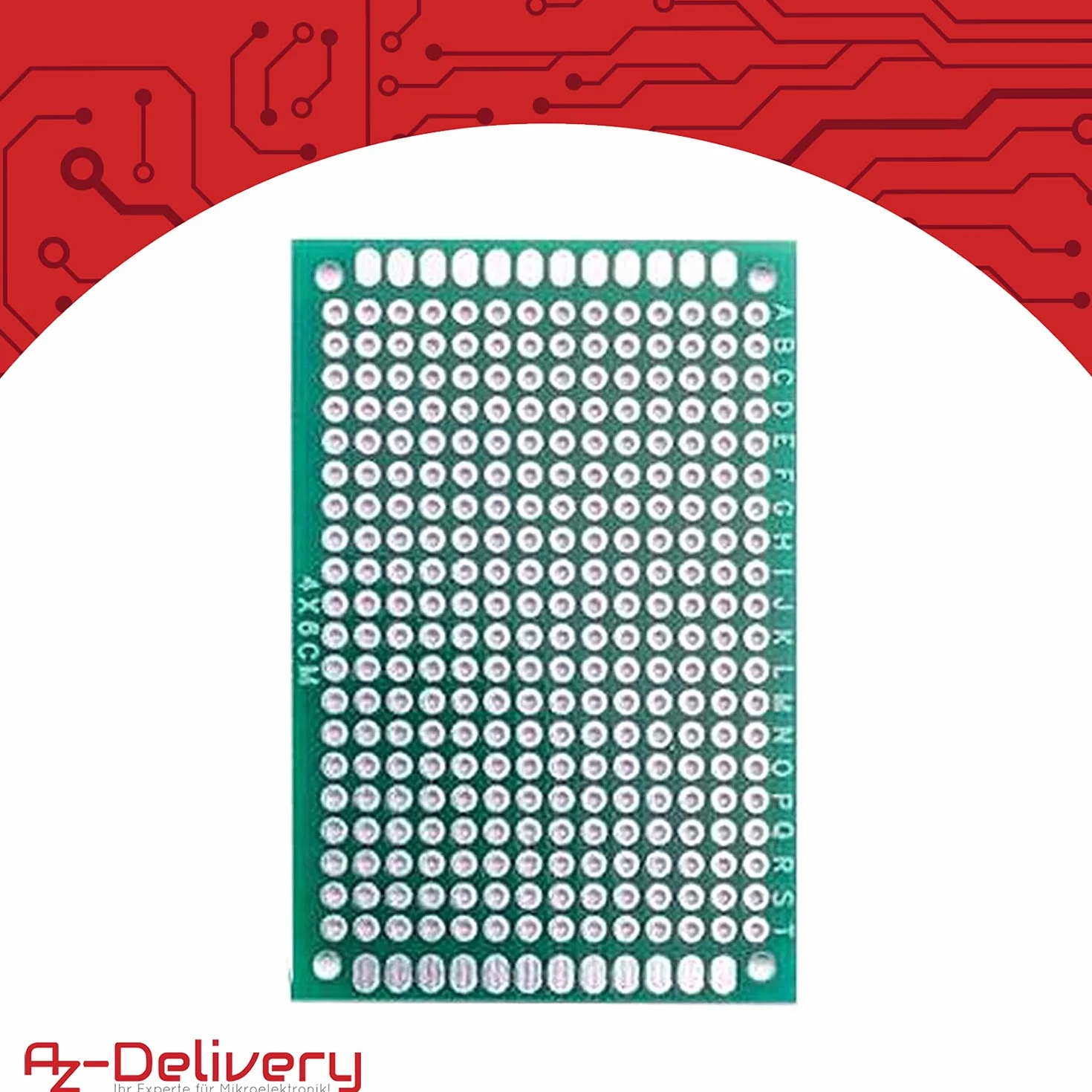 AZDelivery Zestaw 16 x PCB Board breadboard płytka drukowana kompatybilny z Arduino wraz z e-bookiem!