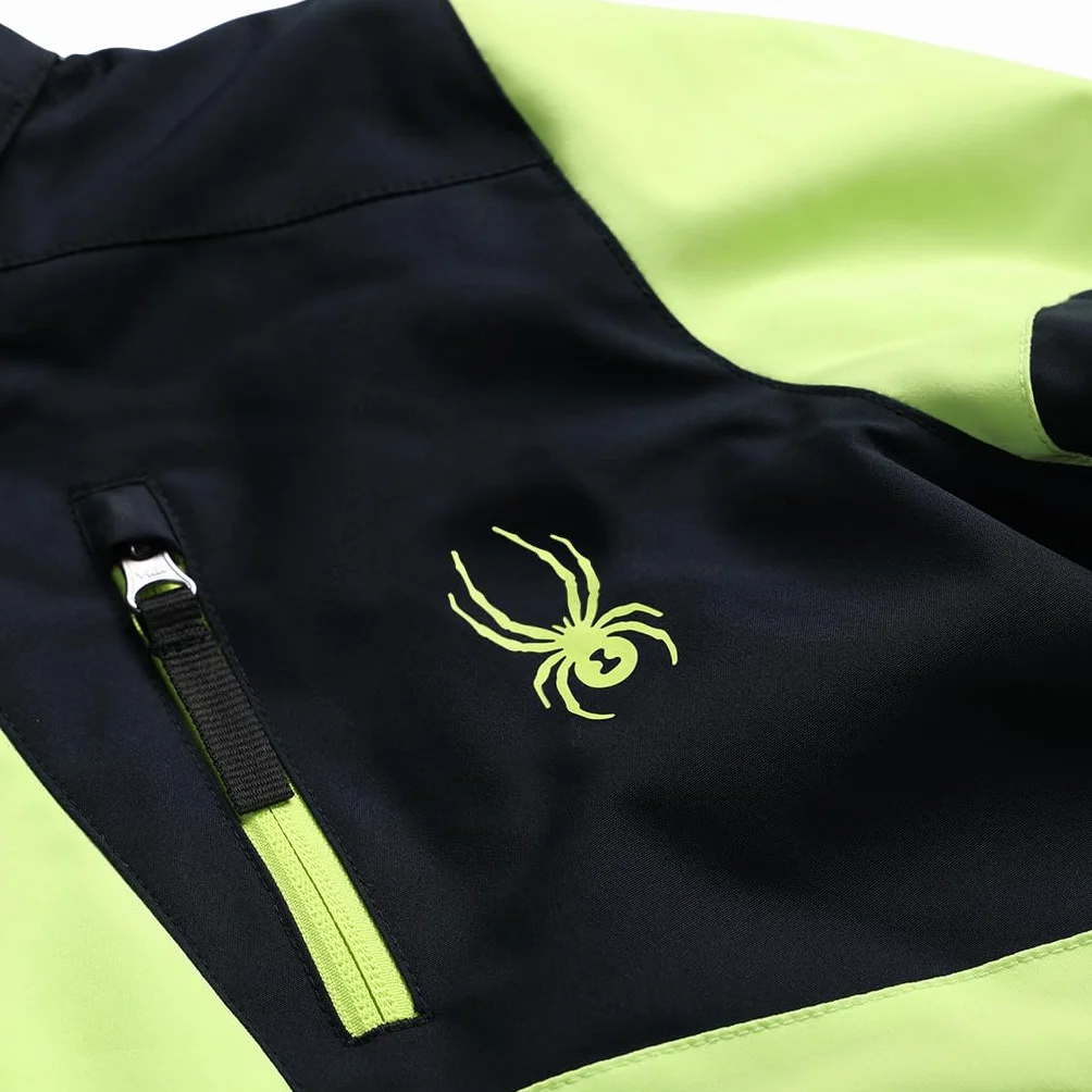 Spyder Turner Jacket, Boys, Lime Ice, XL