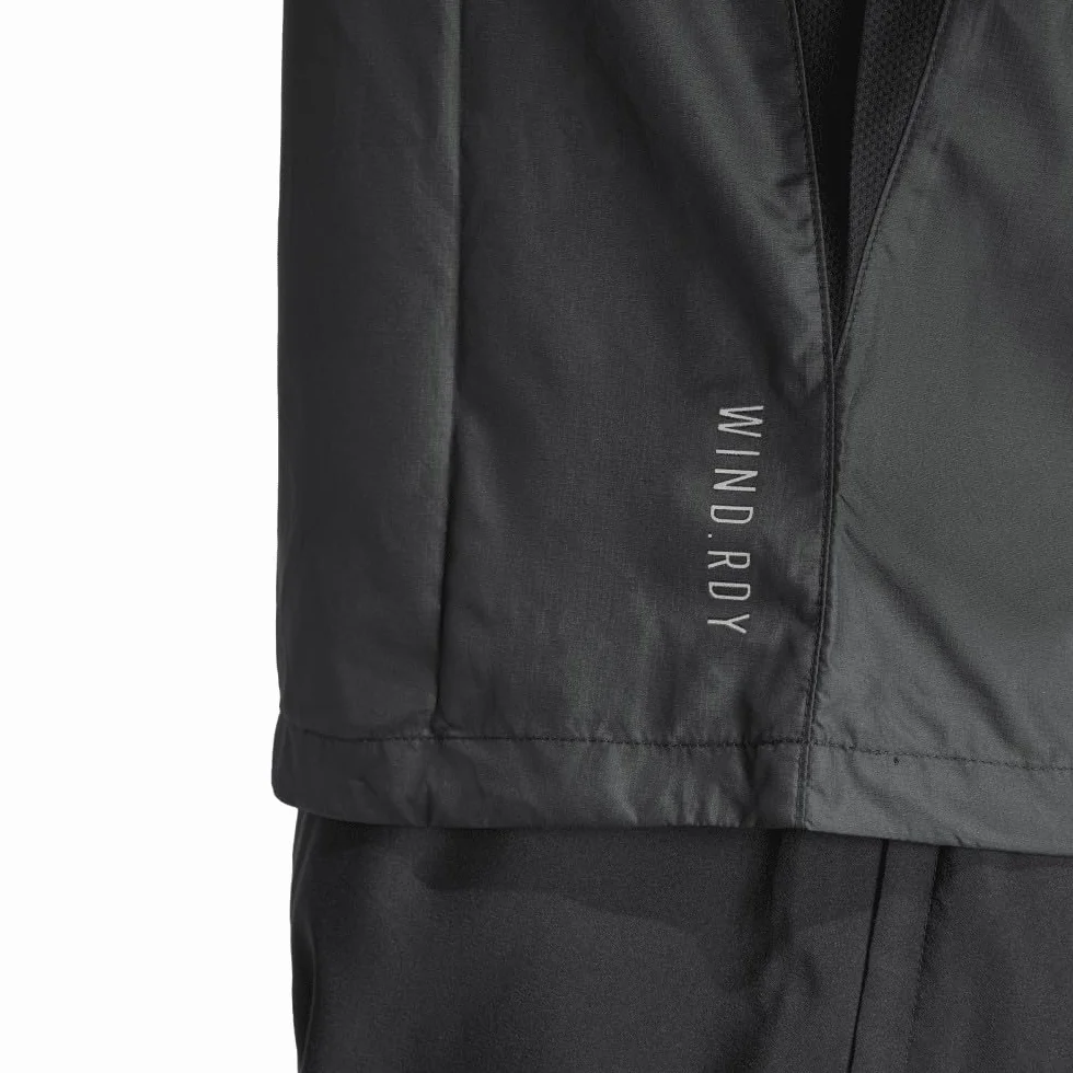 adidas Mężczyźni Own the Run Jacket, Black/White pocket, L