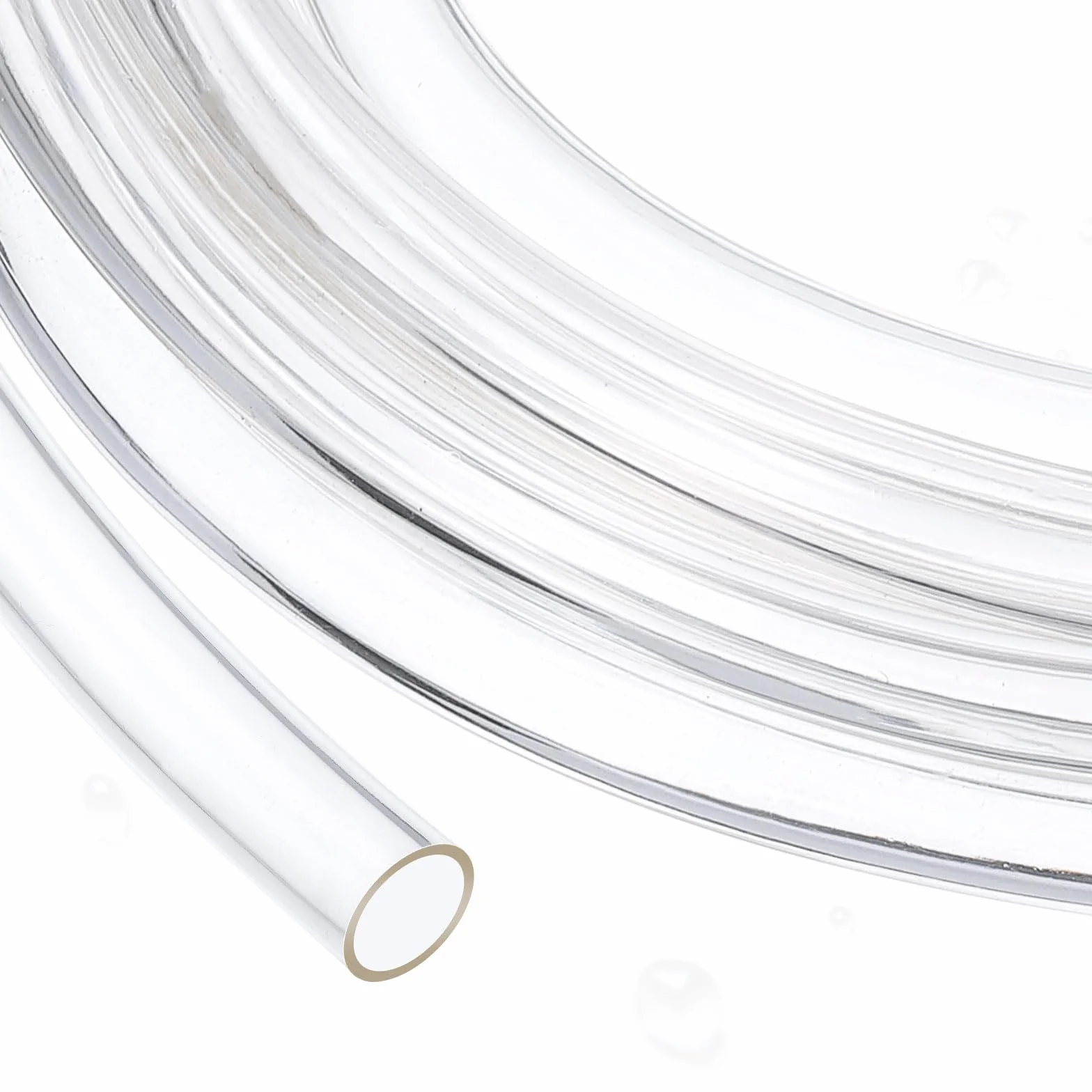 QUARKZMAN Wąż PVC, 30 mm ID x 36 mm OD - długość 6 stóp, przezroczysta winylowa rura wodna, lekka, elastyczna rura wodna z tworzywa sztucznego do akwaponików, węża powietrza, nawadniania