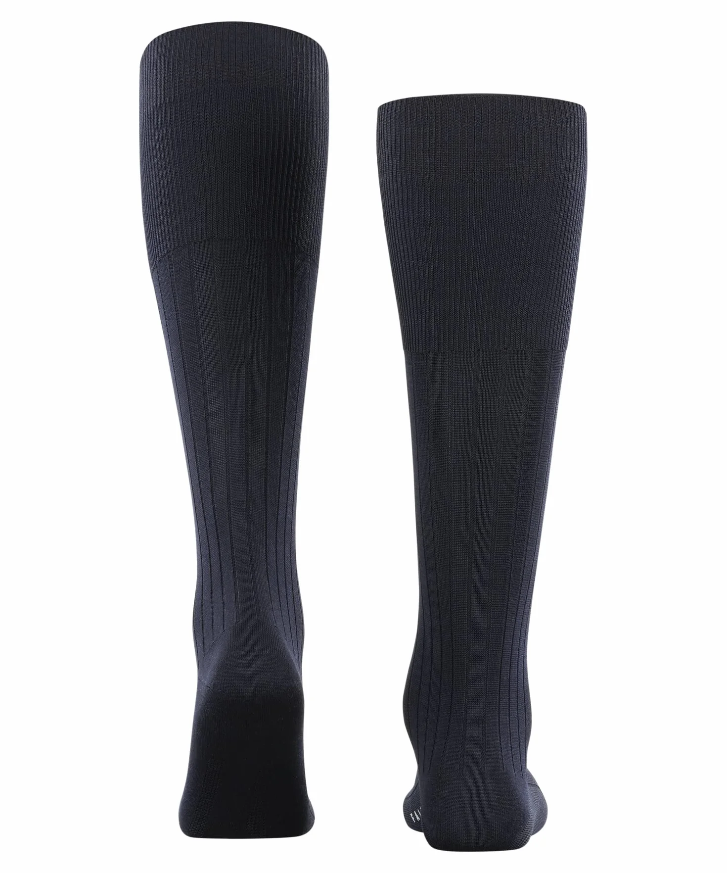 FALKE Podkolanówki Milano M Kh Bawełna Długie Jednokolorowe Niebieski Dark Navy 43-44