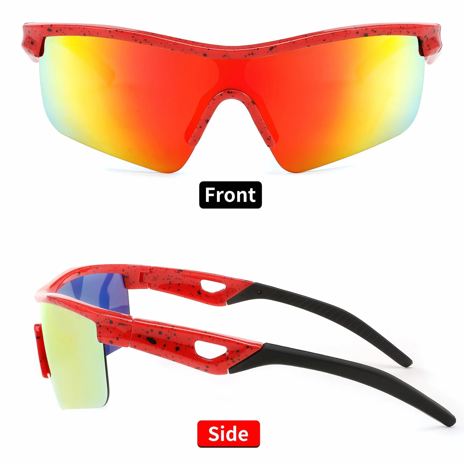 FEISEDY Okulary przeciwsłoneczne dla dzieci chłopcy dziewczęta spolaryzowane sportowe baseball kolarstwo okulary przeciwsłoneczne TR90 ramka ochrona UV400 B2454