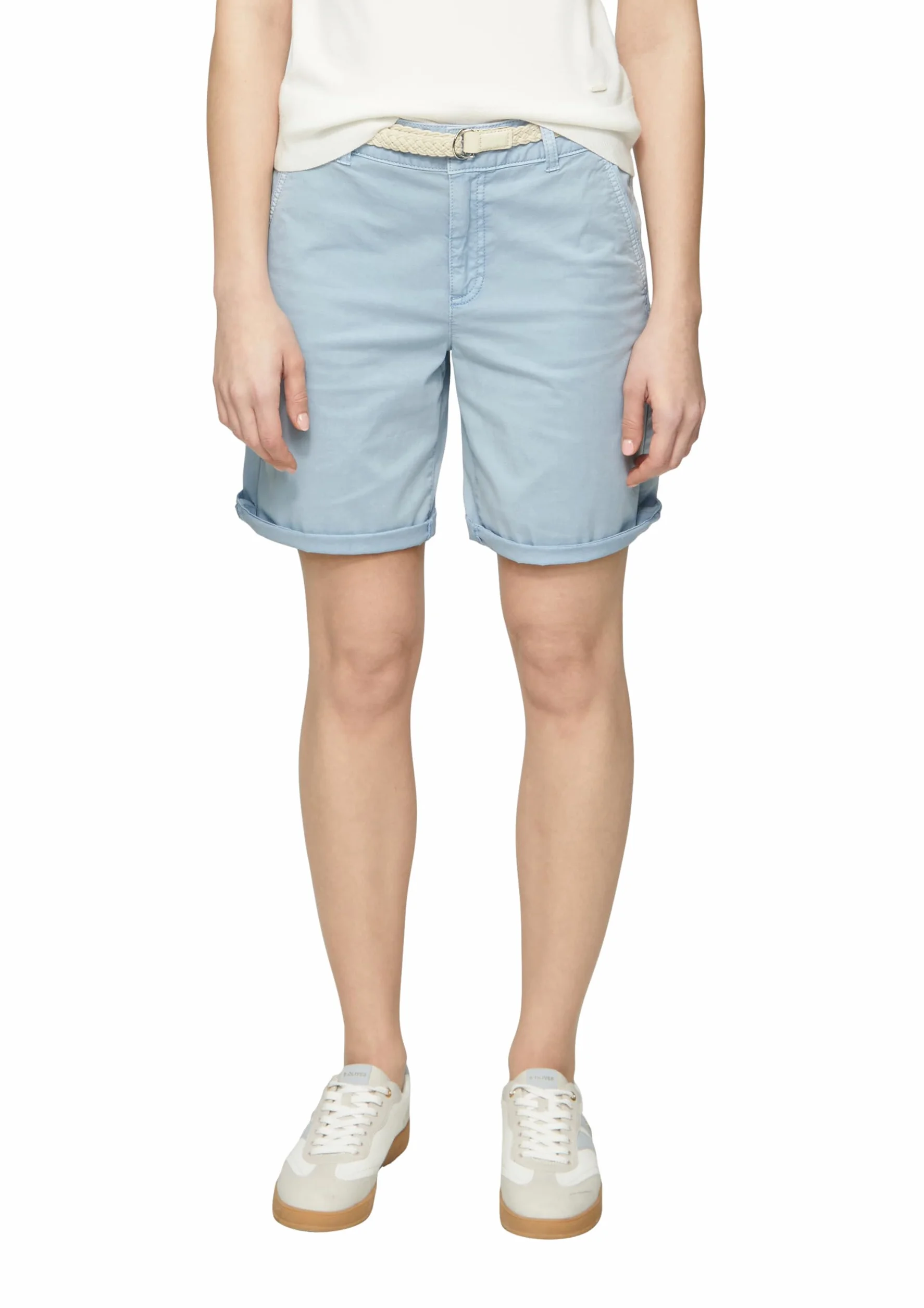 s.Oliver 2161341 - Chino bermudy z paskiem Kobiety