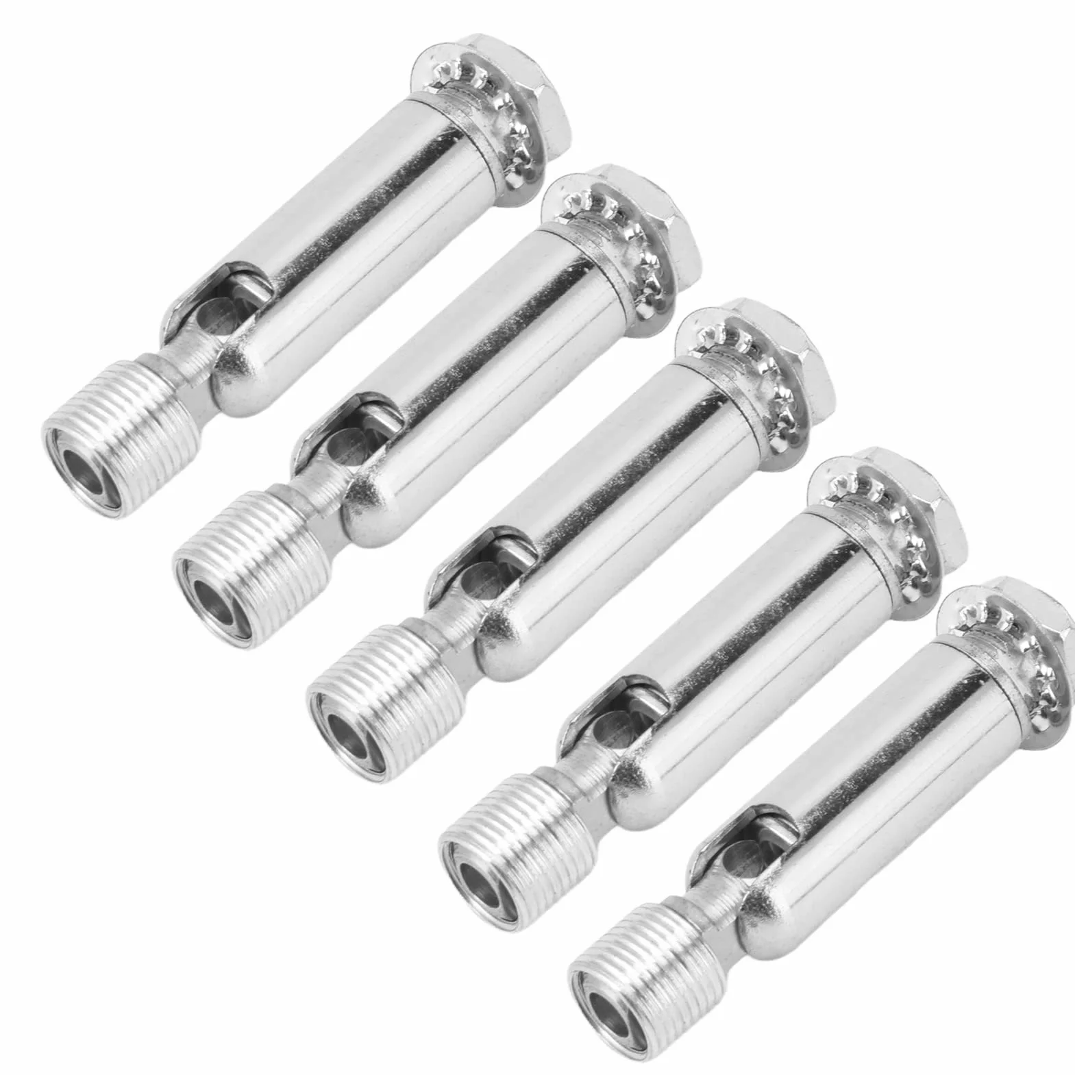 Adapter do Lampy Sufitowej Nachylonej, 5 Adapterów do Lampy Sufitowej Nachylonej, Sufitowa M10 Przekładnia Zewnętrzna Przegub Kierowniczy Żelazna Wisząca, Gniazda