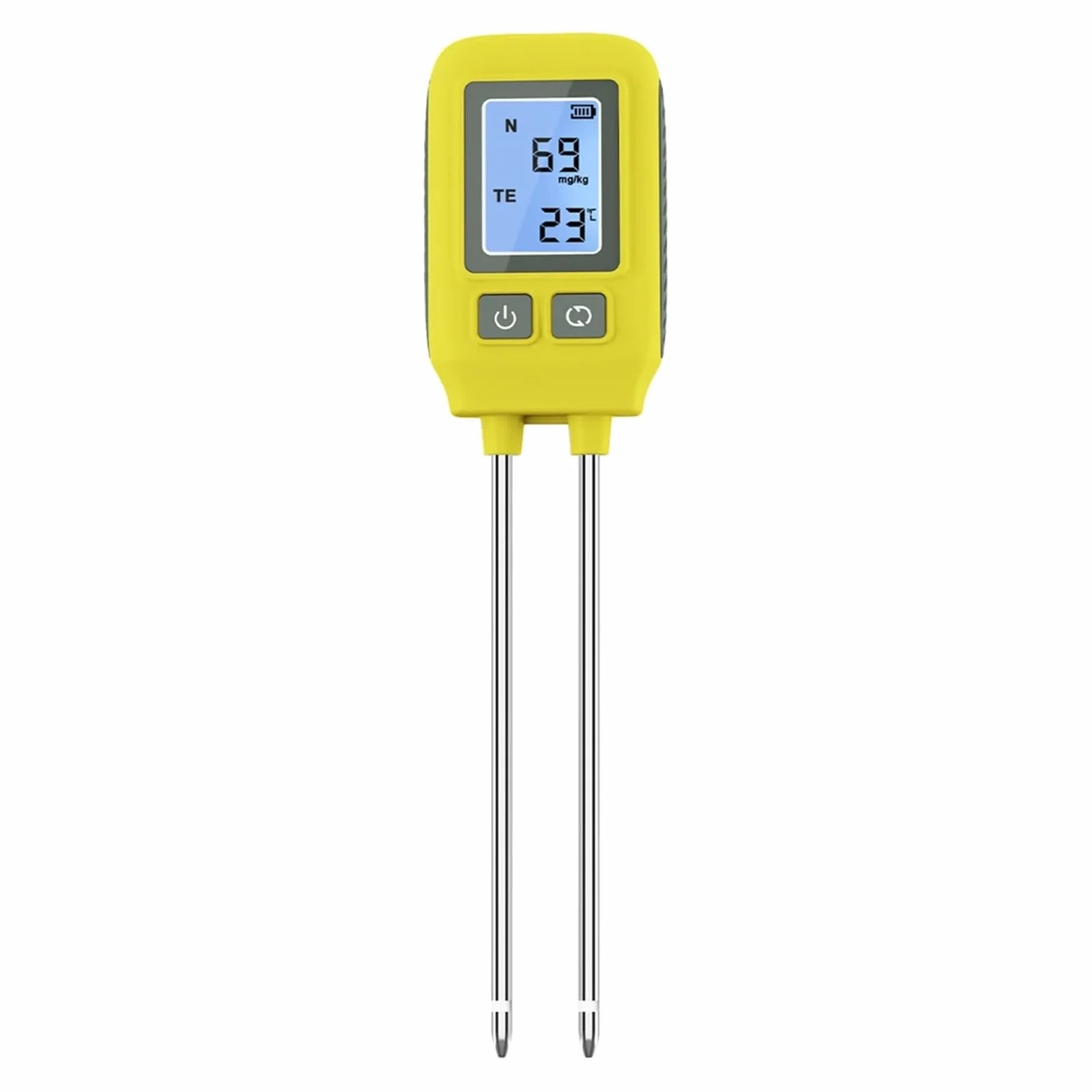 Miernik pH, Tester NPK gleby LCD Podświetlenie detektora 4 w 1 Nawóz glebowy Miernik składników odżywczych Analizator temperatury do szklarni