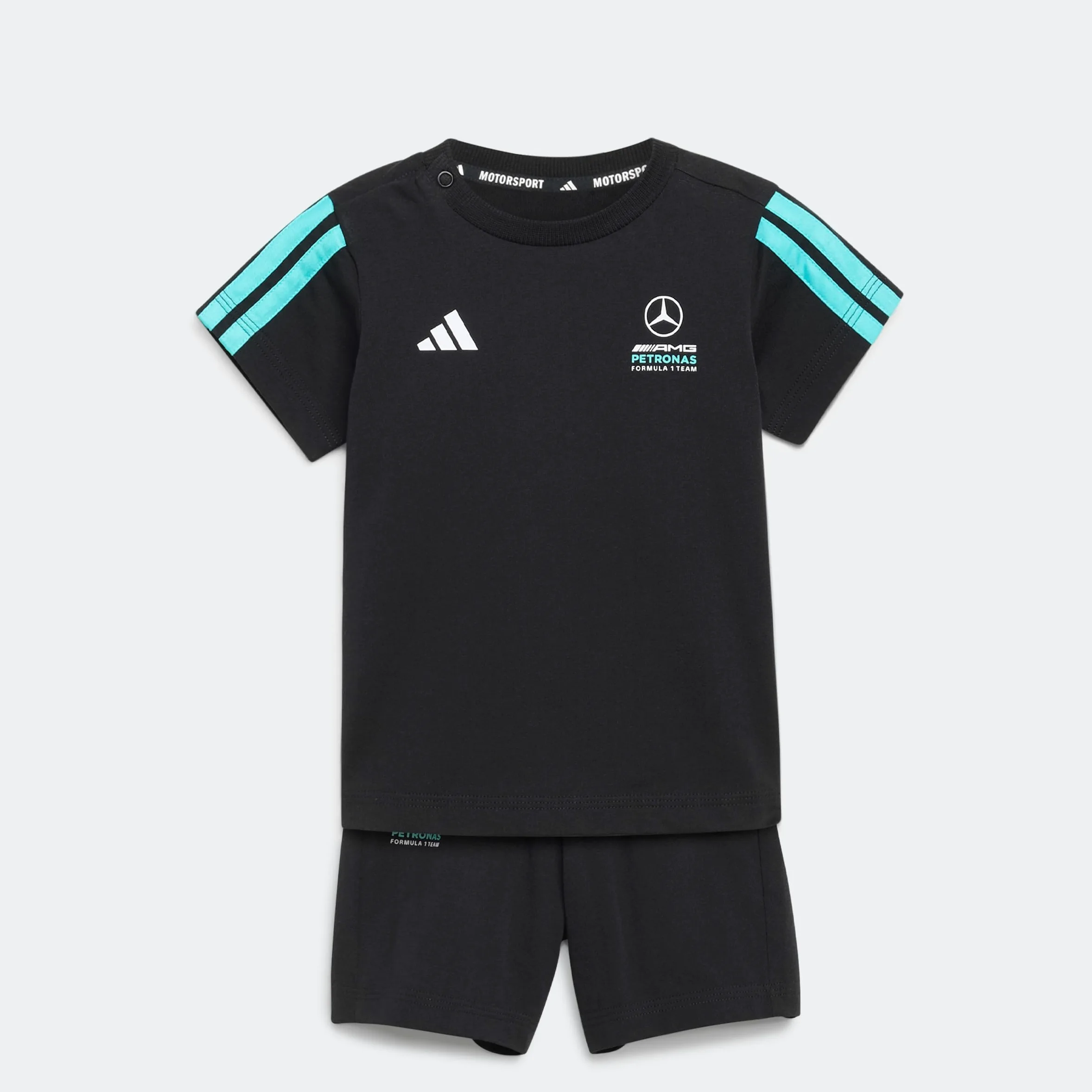 adidas Uniseks - niemowleta Mercedes - Amg Petronas Formula 1 Team Dna Baby Jogger Short Sleeve Track Suit