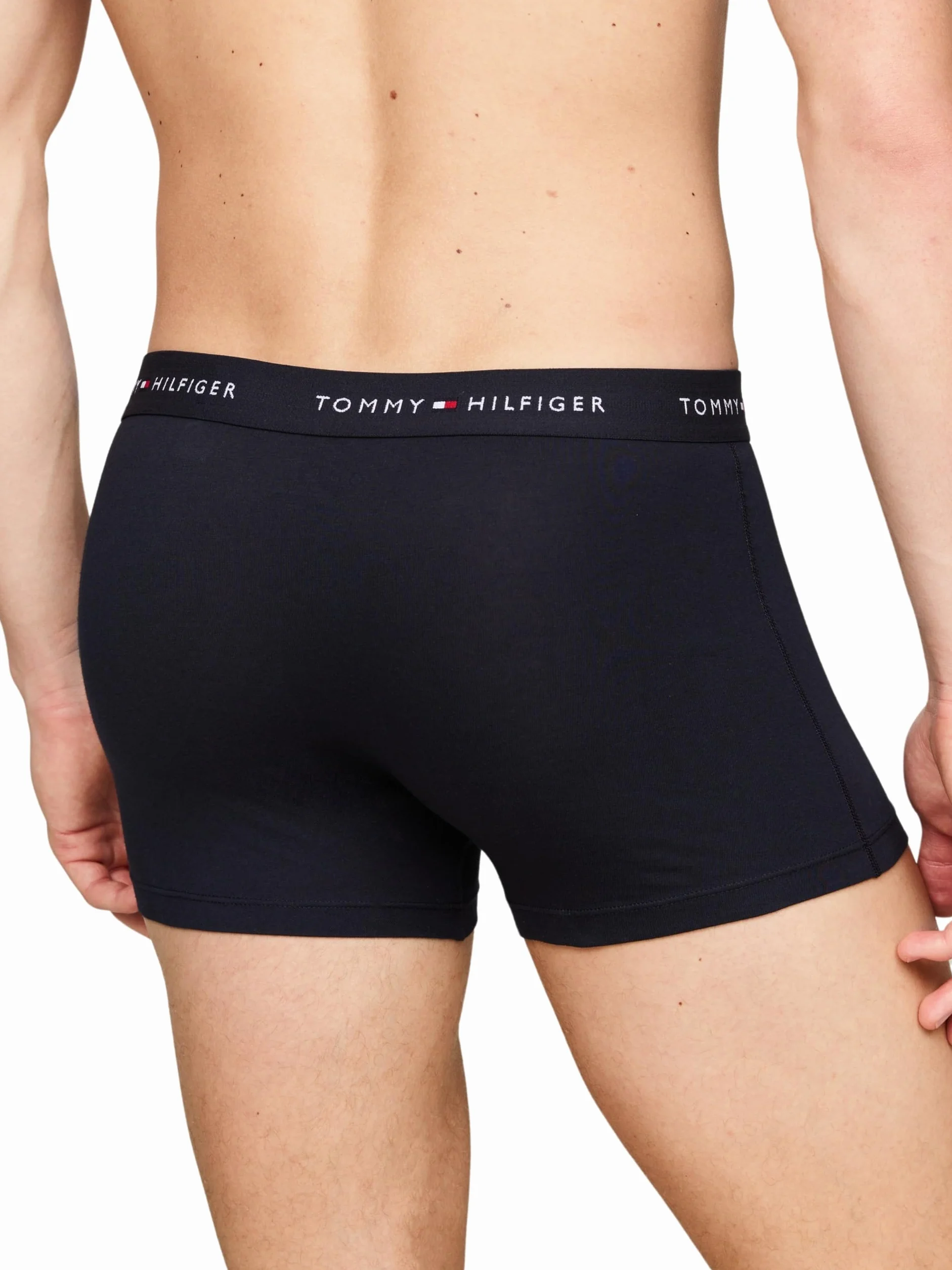 Tommy Hilfiger Męskie bokserki 3P Wb UM0UM02763, biały, XL, Biały (Primary Red/White/Desert Sky), XL