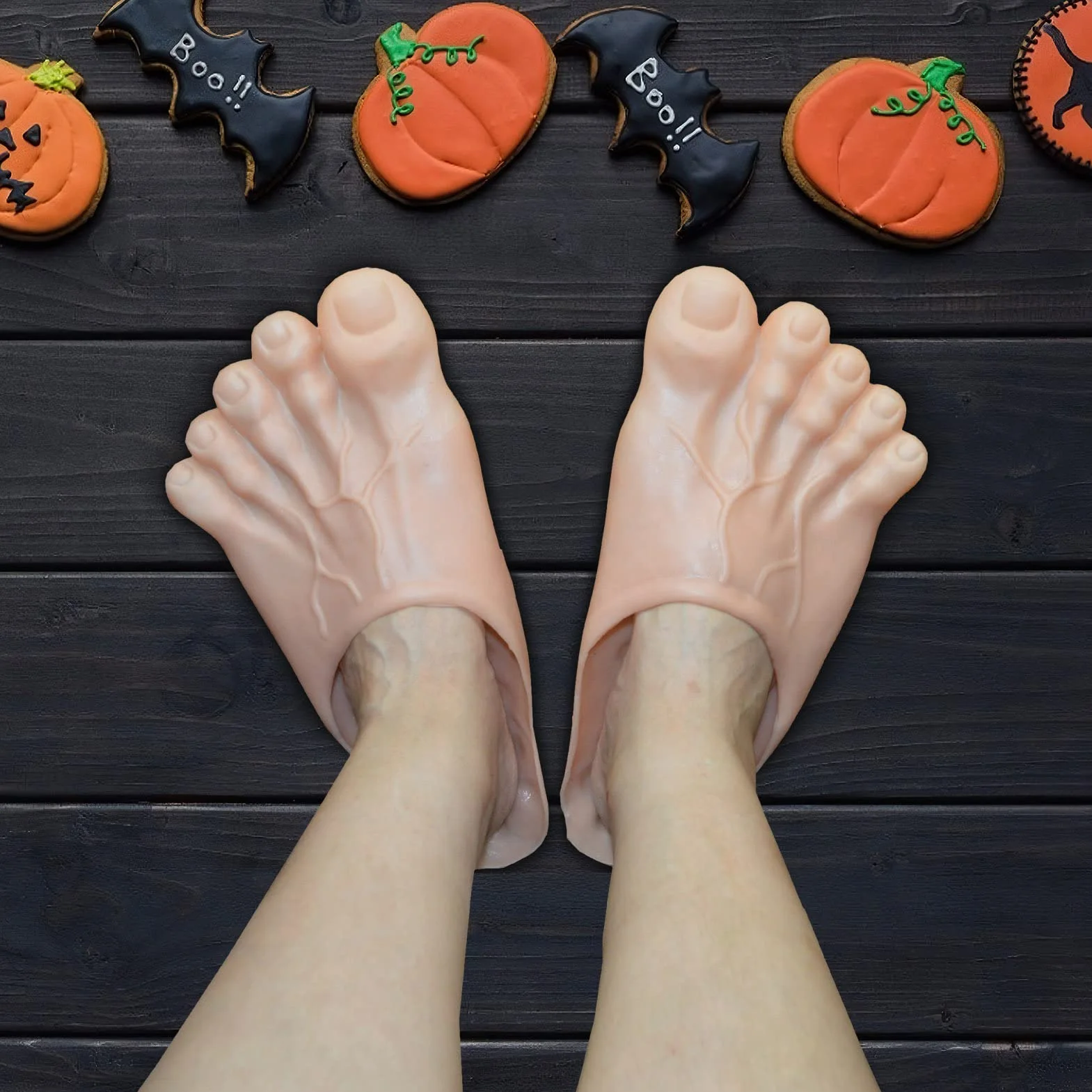 Lambo Ogromne pantofle na stopy, uniseks, dla dorosłych, Hobbit, kapcie na Halloween, olbrzymi stopy, zabawne buty do cosplay, rekwizyt do zabawnego kostiumu