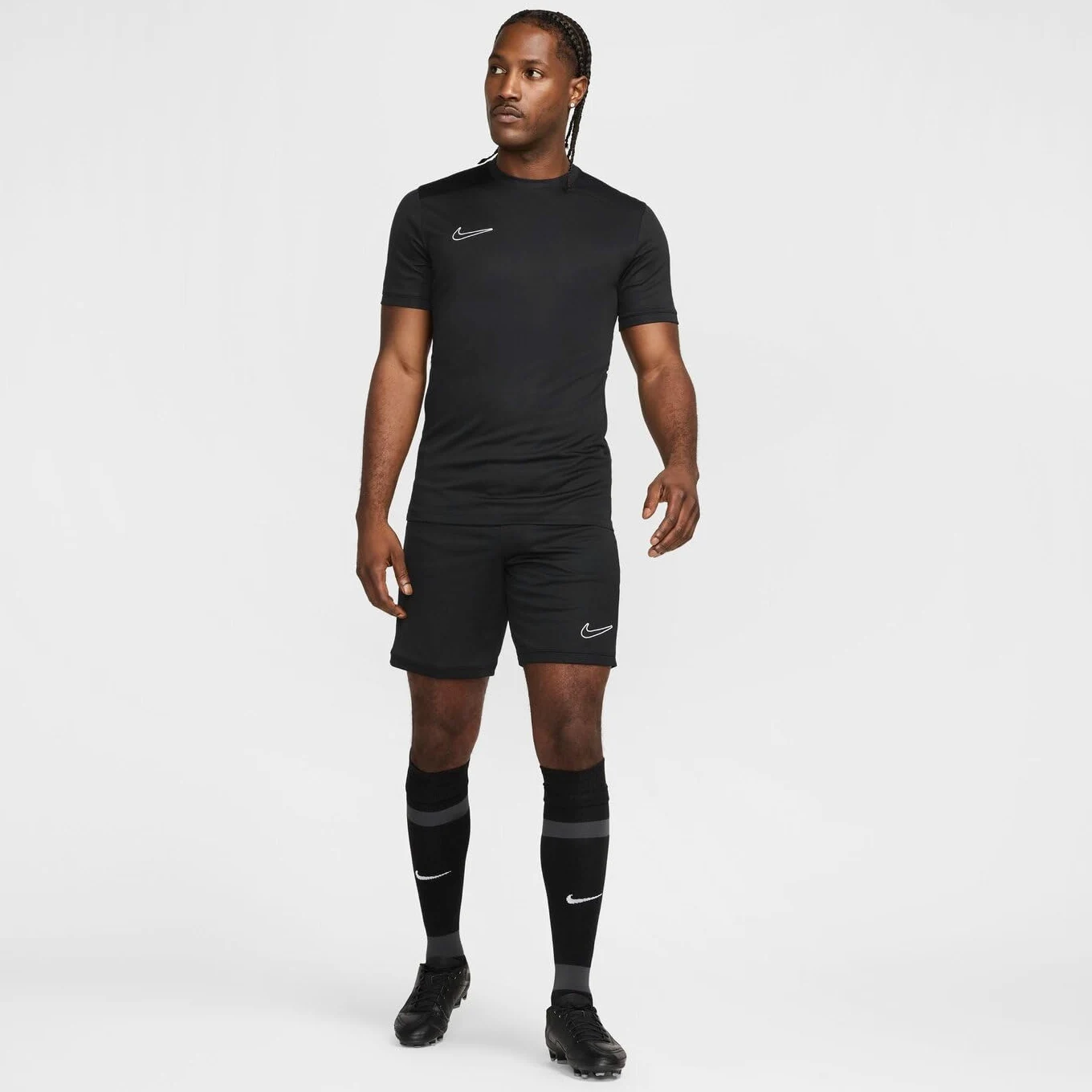 Nike Męskie Dri-Fit Acd25 Br Koszulka Black/Black/White/White M