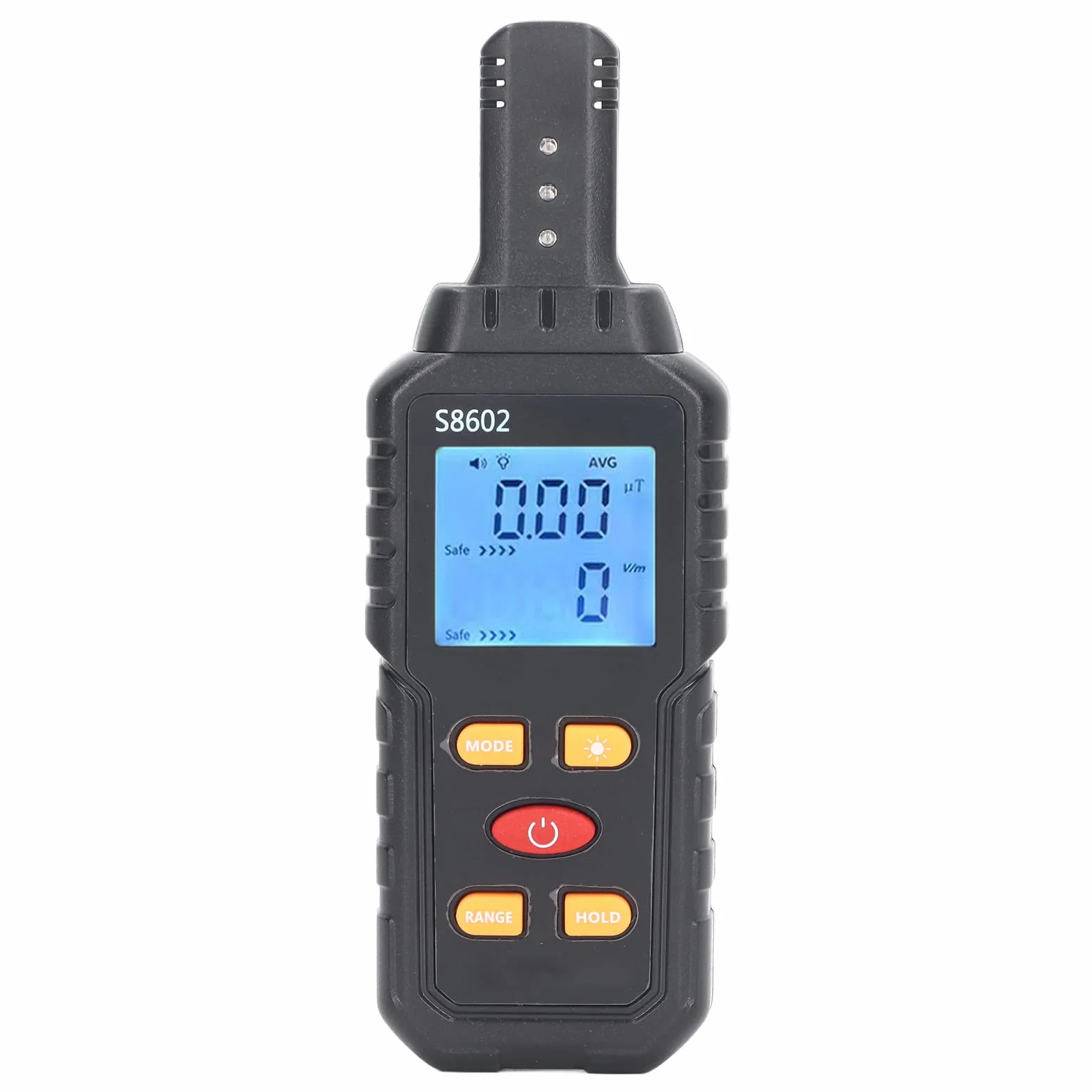 Zama Miernik EMF 3w1, Tester Promieniowania Elektromagnetycznego, Detektor Pola Elektrycznego i Magnetycznego z Pomiarem Temperatury, 5Hz-3500Hz