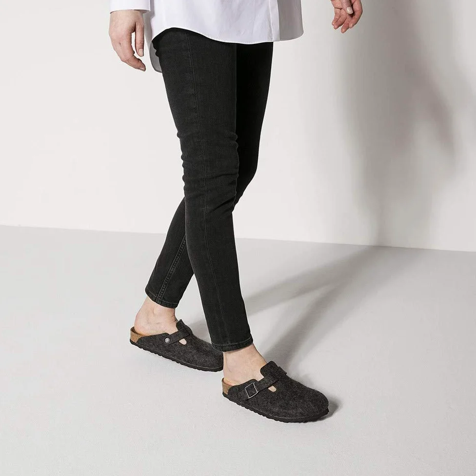 Birkenstock Boston Wool - Chodaki Dzieci uniseks