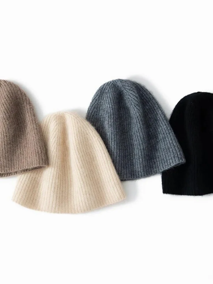 Unisex czapka kaszmirowa solidna ciepła miękka hip-hop czapki z dzianiny męskie czapki zimowe damskie czapki typu Skullies czapki do kapelusza