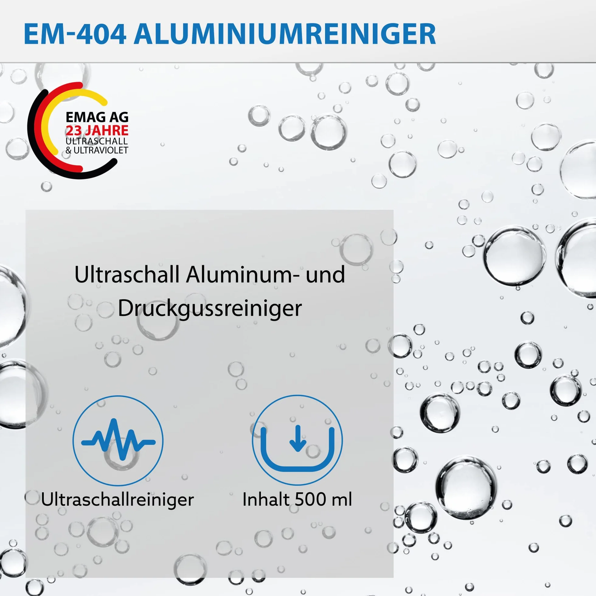 Emag EM404 koncentrat do czyszczenia, mineralny pojemnik na tylną ściankę, 500 ml