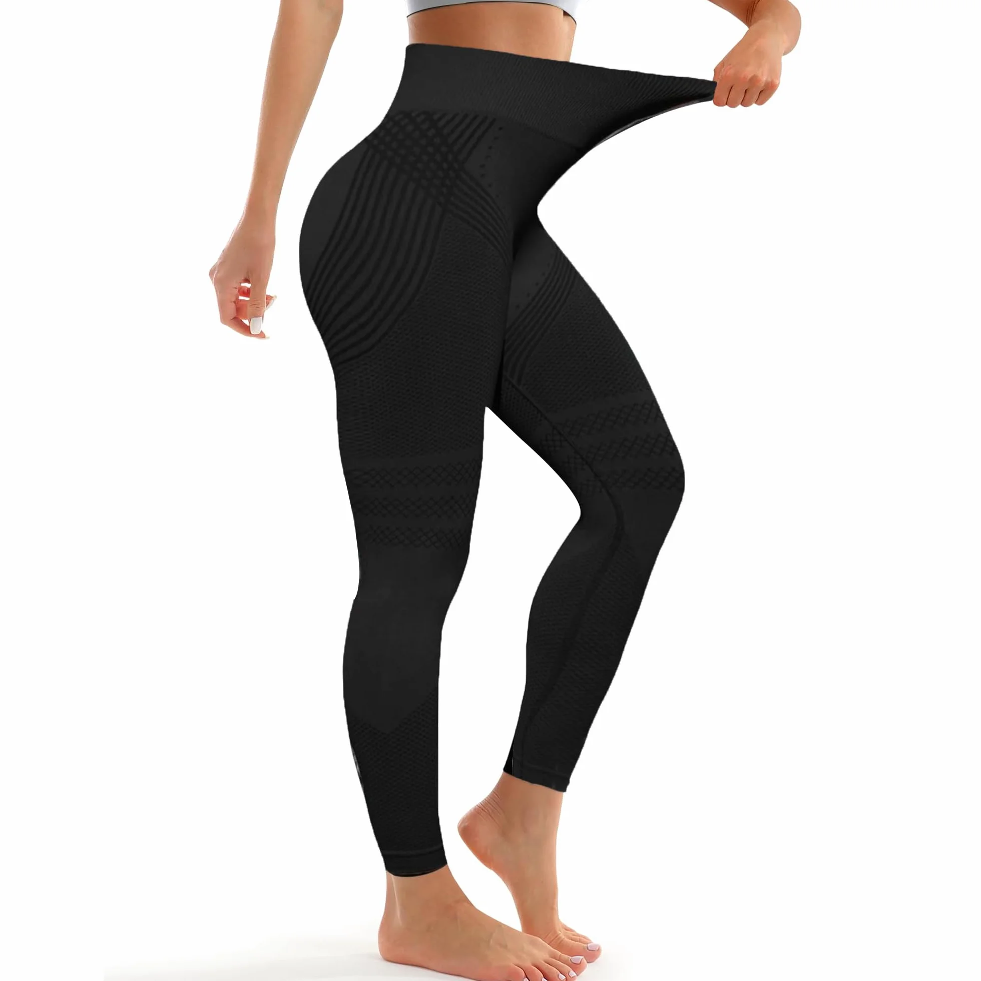 Legginsy antycellulitowe, sportowe legginsy push-up dla kobiet, nieprzezroczyste, kompresyjne, sportowe spodnie z wysokim stanem, joga, pilates