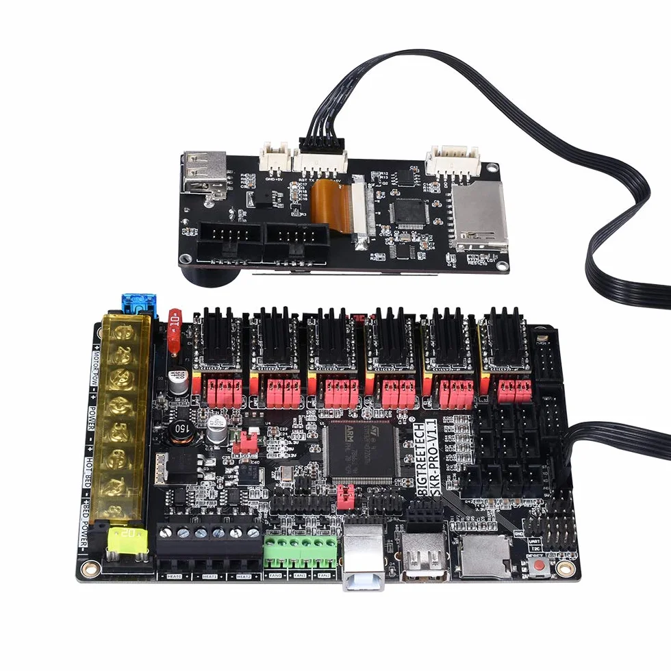 KINGPRINT TMC5160 v1.3 sterownik silnika krokowego bezgłośny SPI z radiatorem do drukarki 3D 4 sztuki