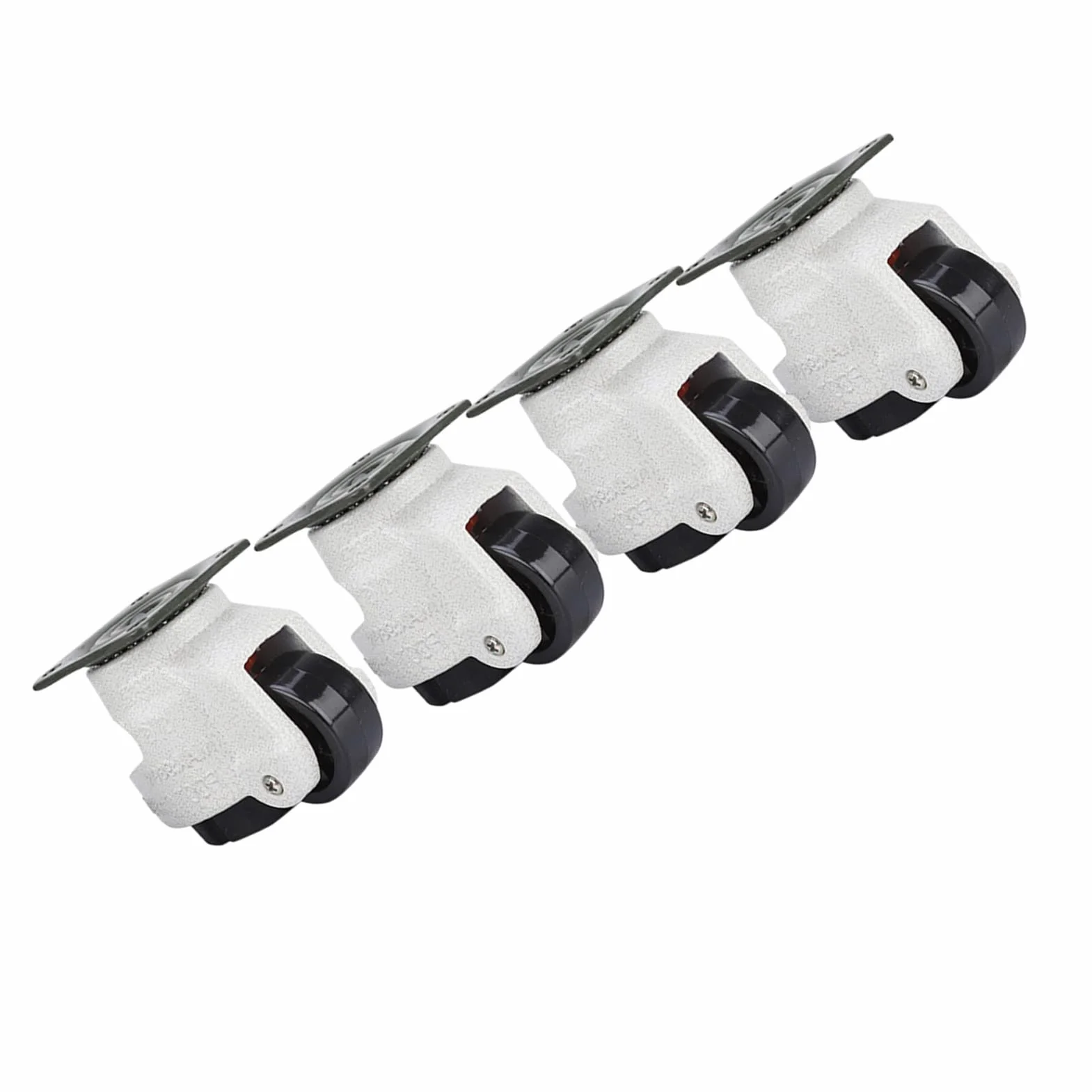4 stücke Rollen Nylon Aluminiumlegierung Industrielle Maschine Nivellierung Nachlauf GD-40F