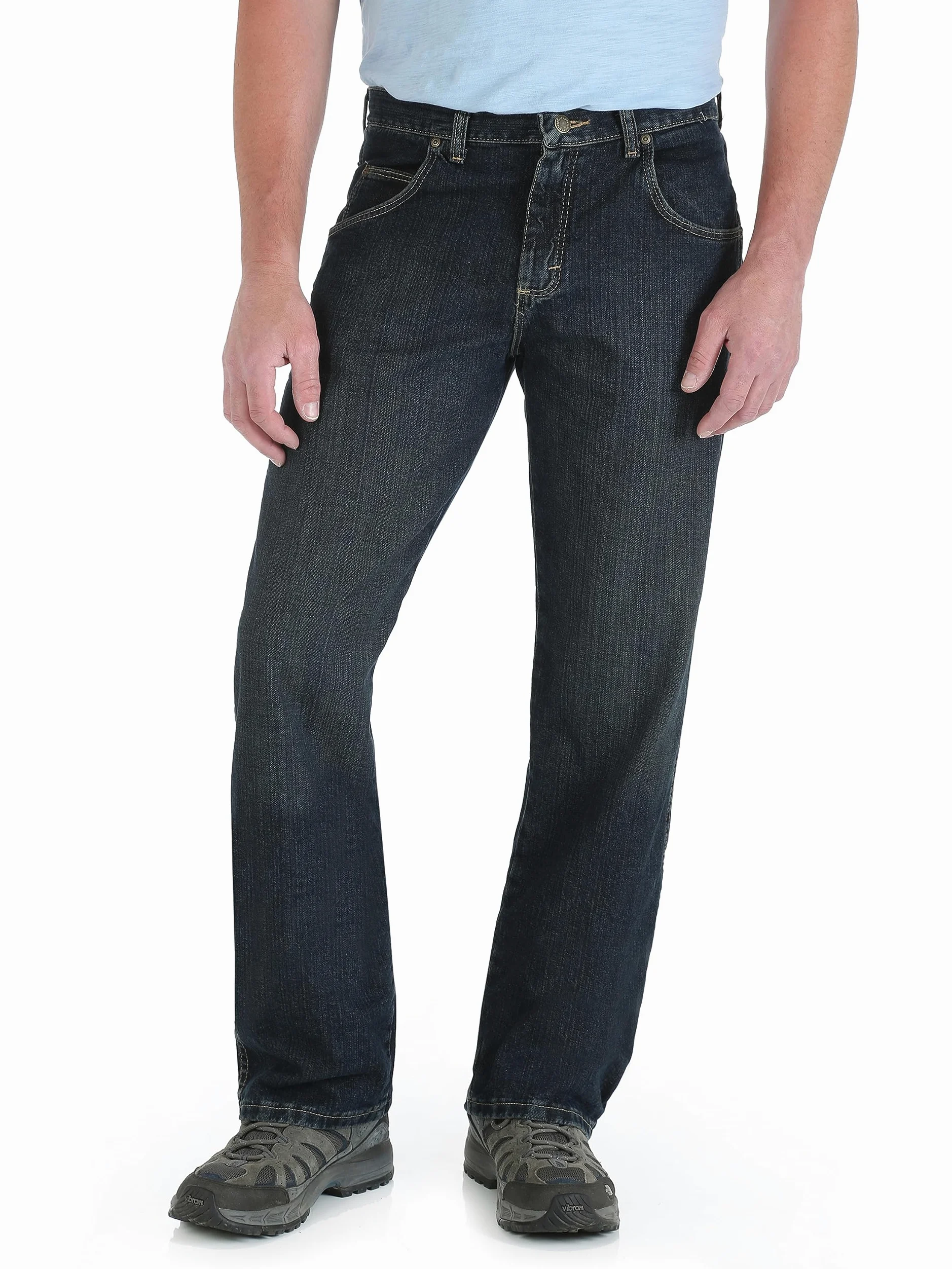 Wrangler Męskie dżinsy Big Rugged Wear Relaxed Straight Fit