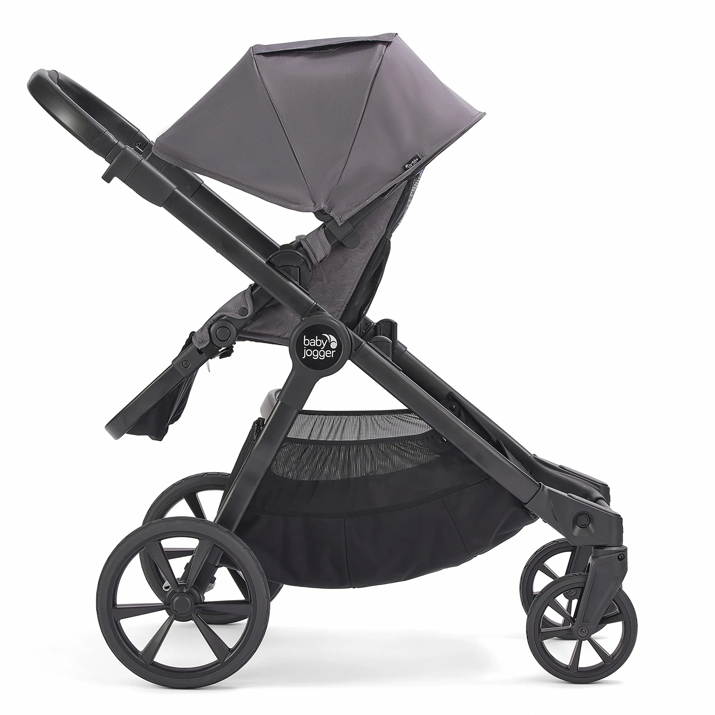 Baby Jogger City Select 2 modułowy wózek dla rodzeństwa, bliźniaków | lekki i kompaktowy wózek dziecięcy kombi | 28 kombinacji | Radiant Slate