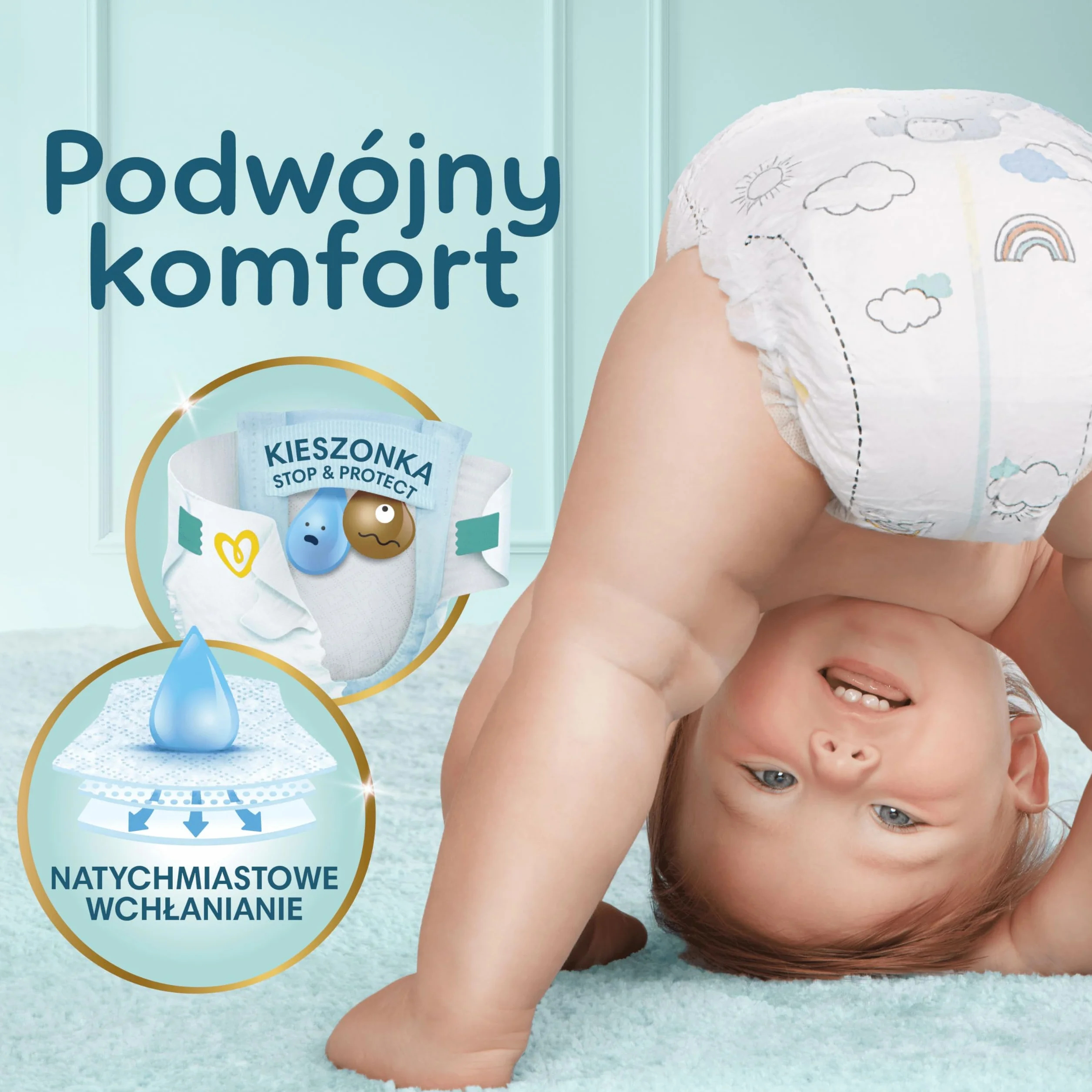 Pampers Premium Care rozmiar 4, 174 pieluszki, 9kg-14kg