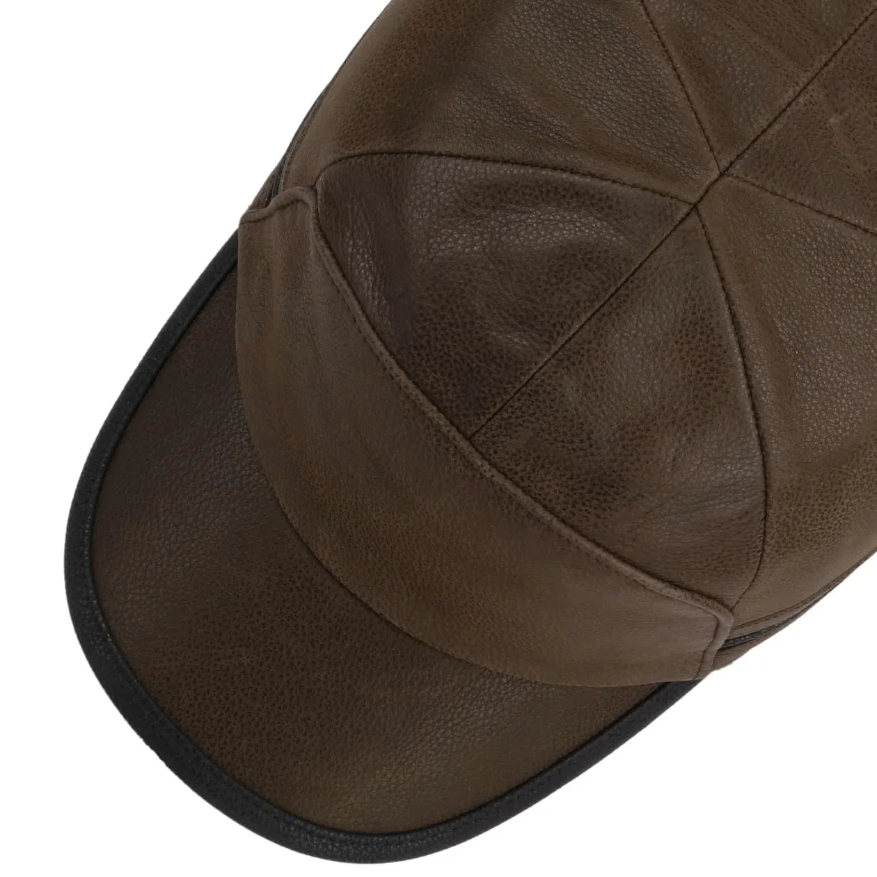 Stetson Byers Leather CapMężczyźni - czapka z daszkiem na zime ear flap cap baseball Zamknięte tyłu, daszkiem, nausznikami, podszewką Zima jesień-zima