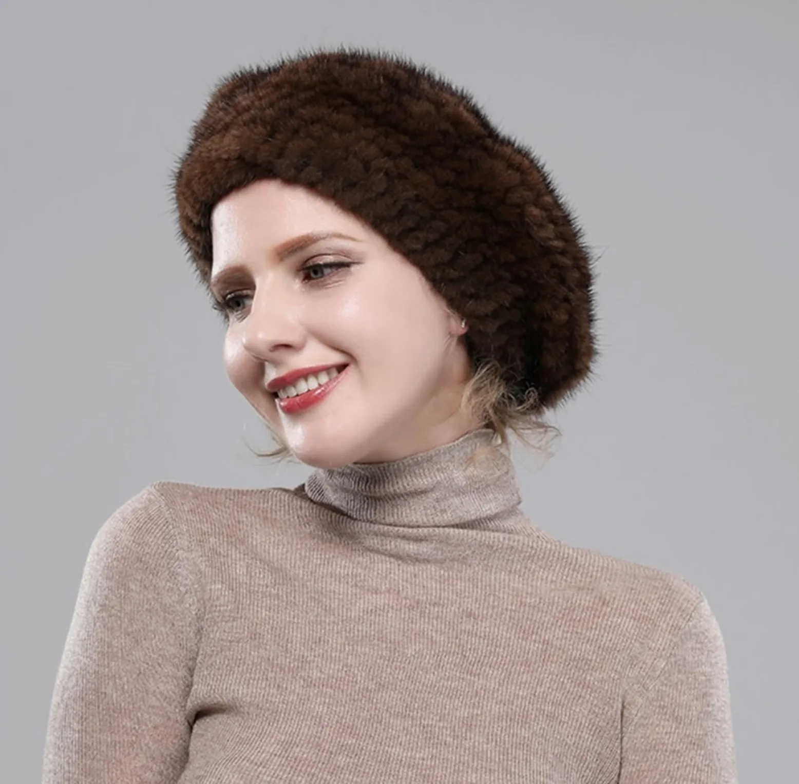 Ciepła Czapka Zimowa, Damskie Berety Eleganckie Czapki Z Daszkiem Czapki Z Dzianiny Ciepła Czapka Typu Beanie W Stylu Vintage Wiatroszczelna Czapka Zimowa