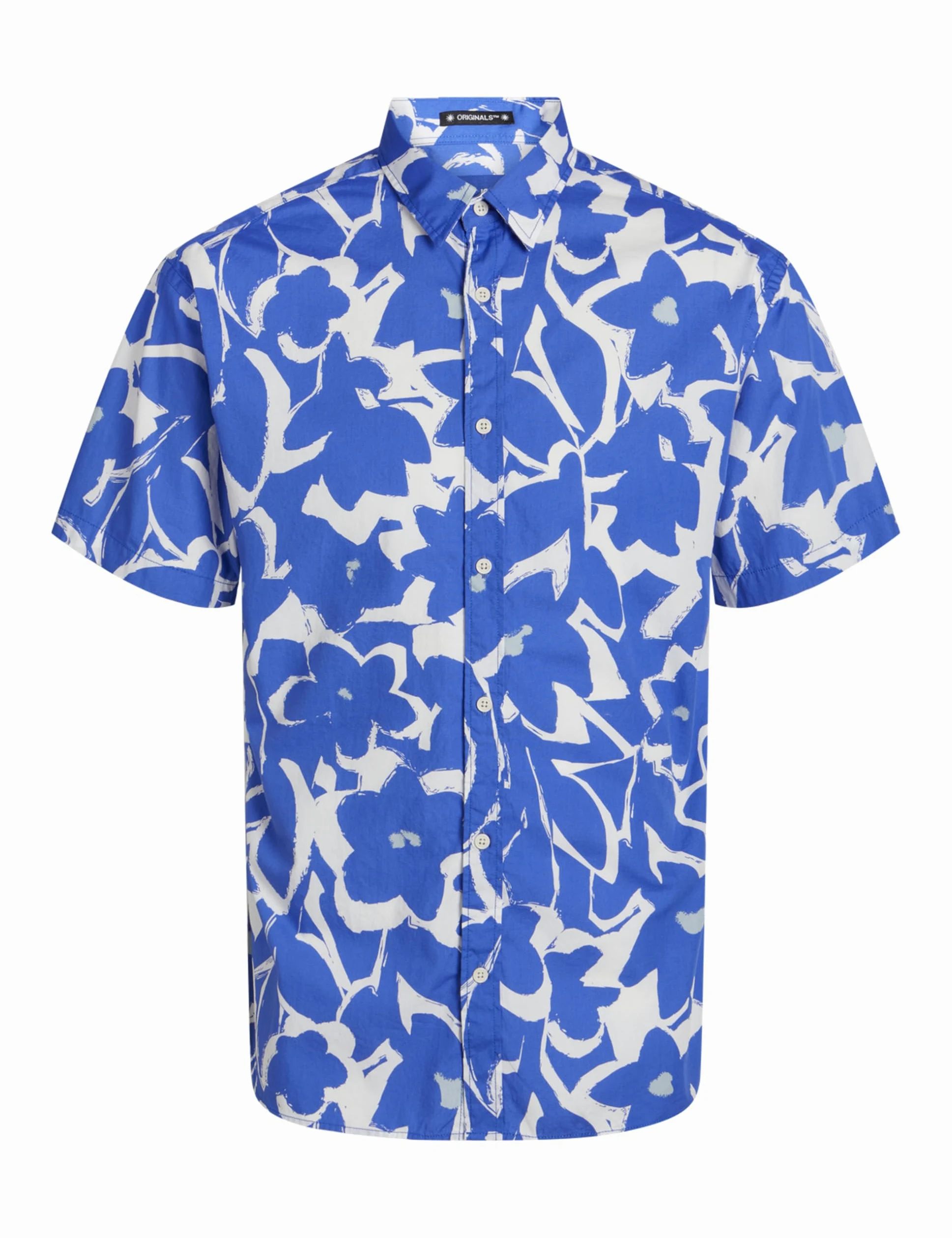 JACK&JONES JUNIOR Koszula z krótkim rękawem Chłopcy Jorjoshua Aruba Aop Shirt Ss Jnr